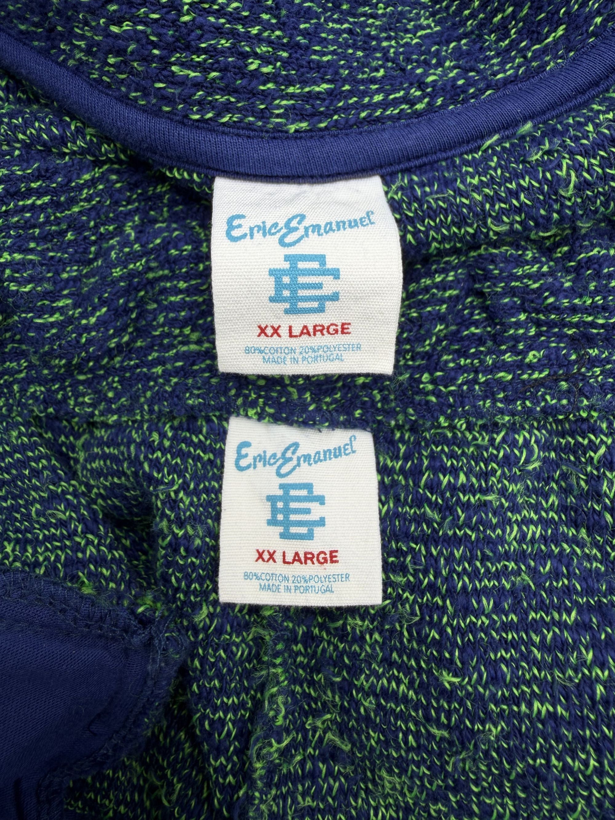 Eric Emanuel Boucle Quarter Zip Jacket Set - Blue Eric Emanuel