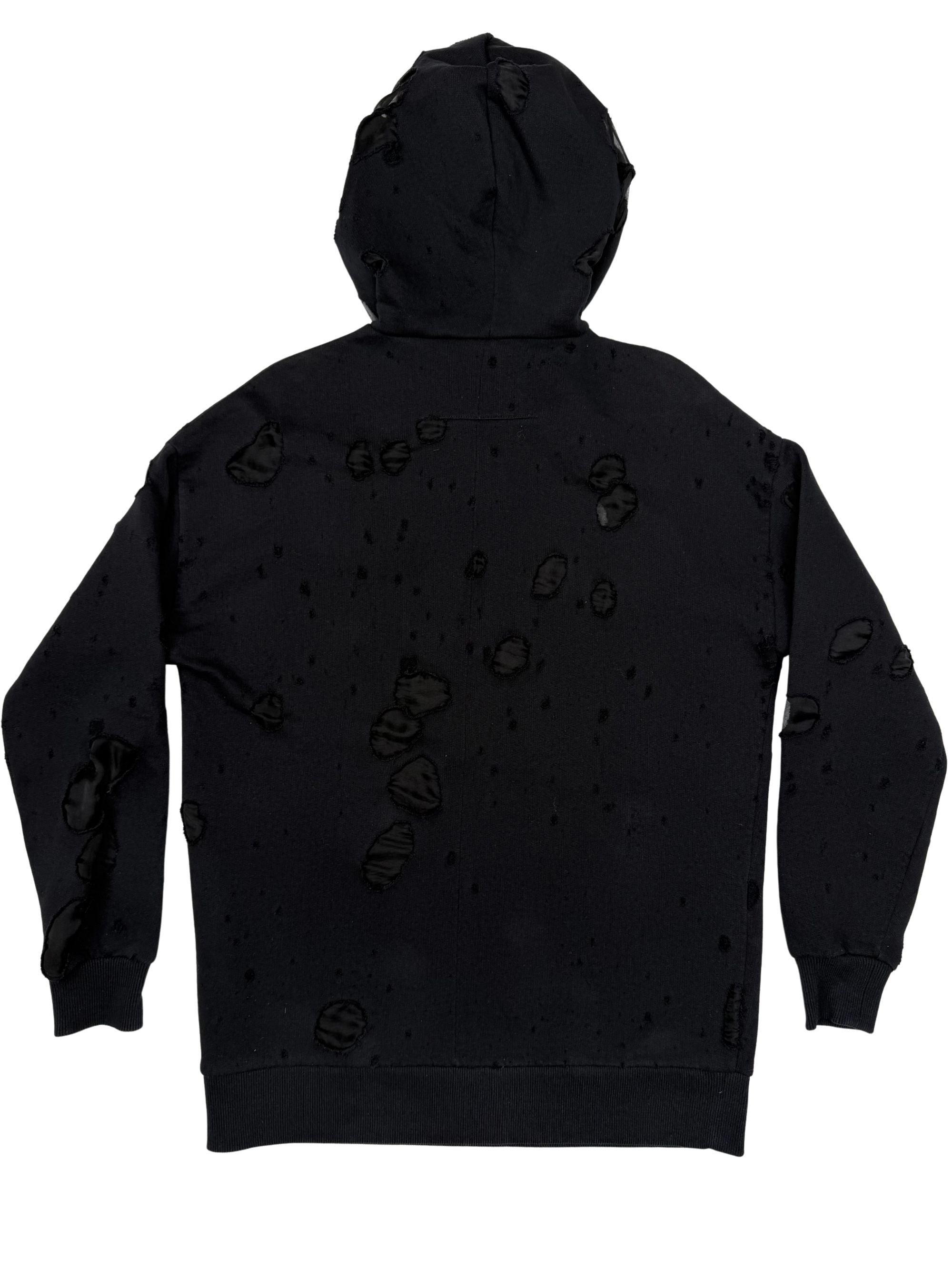 Givenchy Distressed Hoodie - Black Givenchy