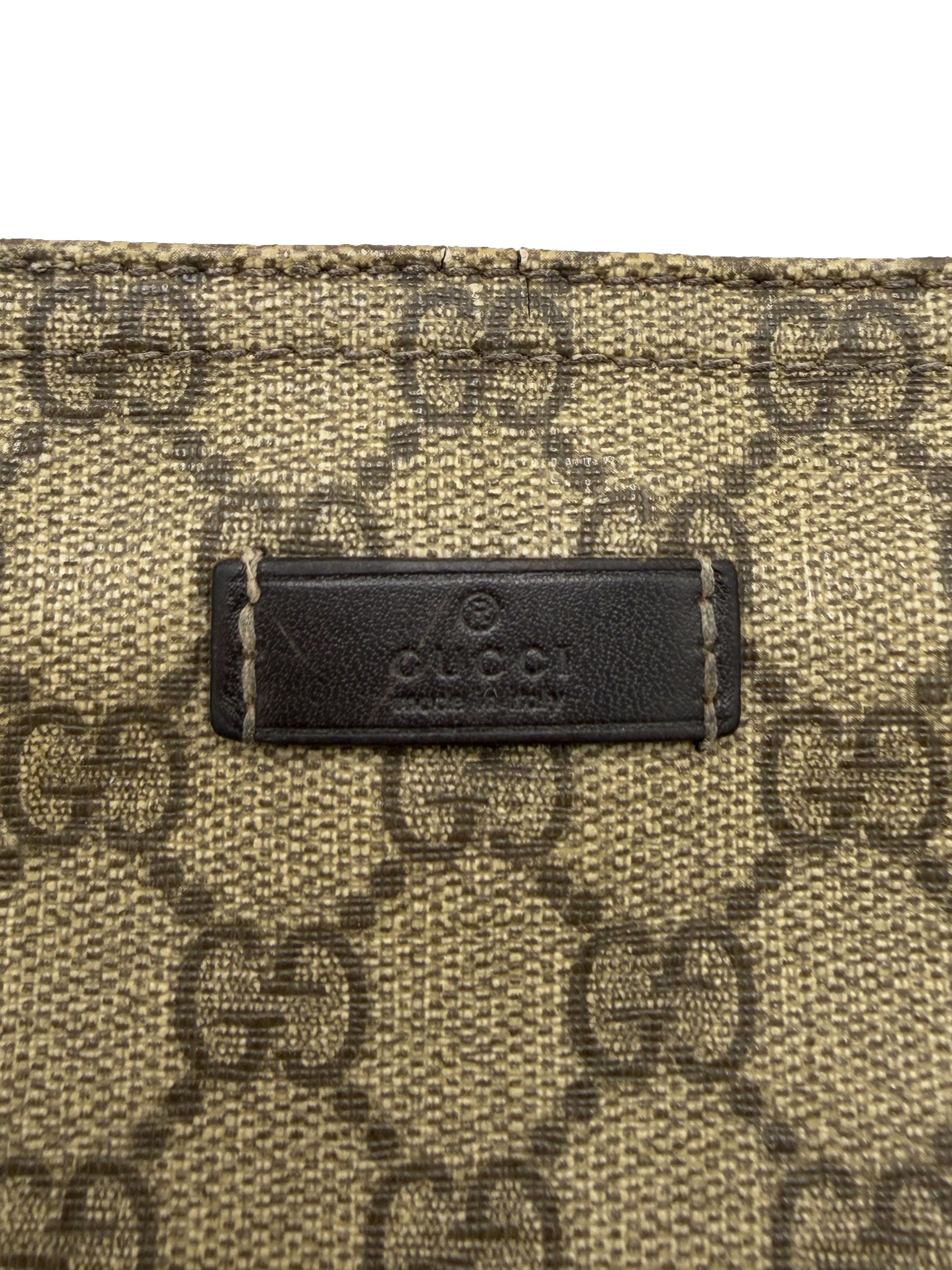 Gucci GG Supreme Messenger Bag - Brown Gucci