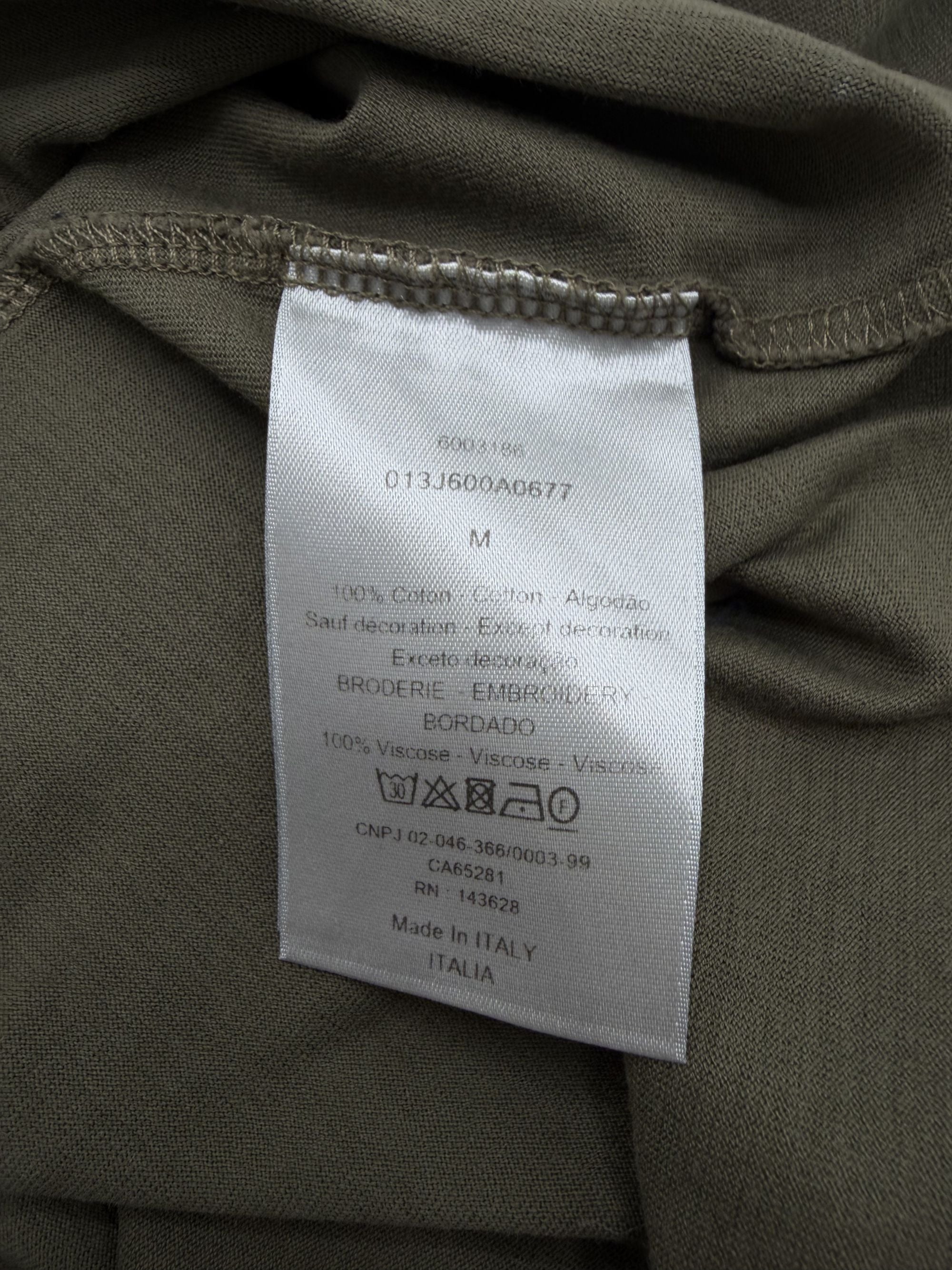Dior CD Embroidered T-Shirt - Khaki Dior