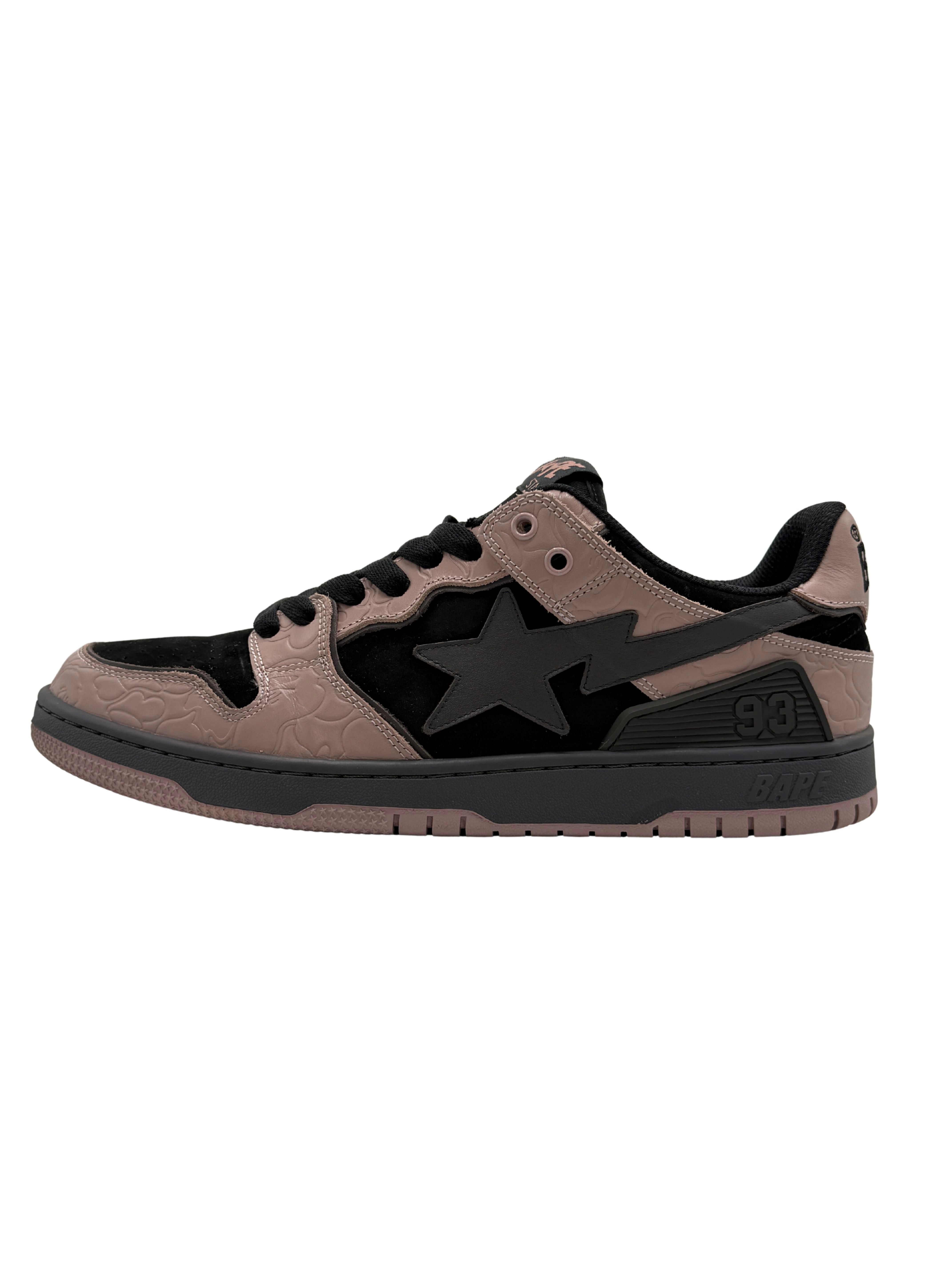 BAPE SK8 STA Trainer - Black / Pink BAPE