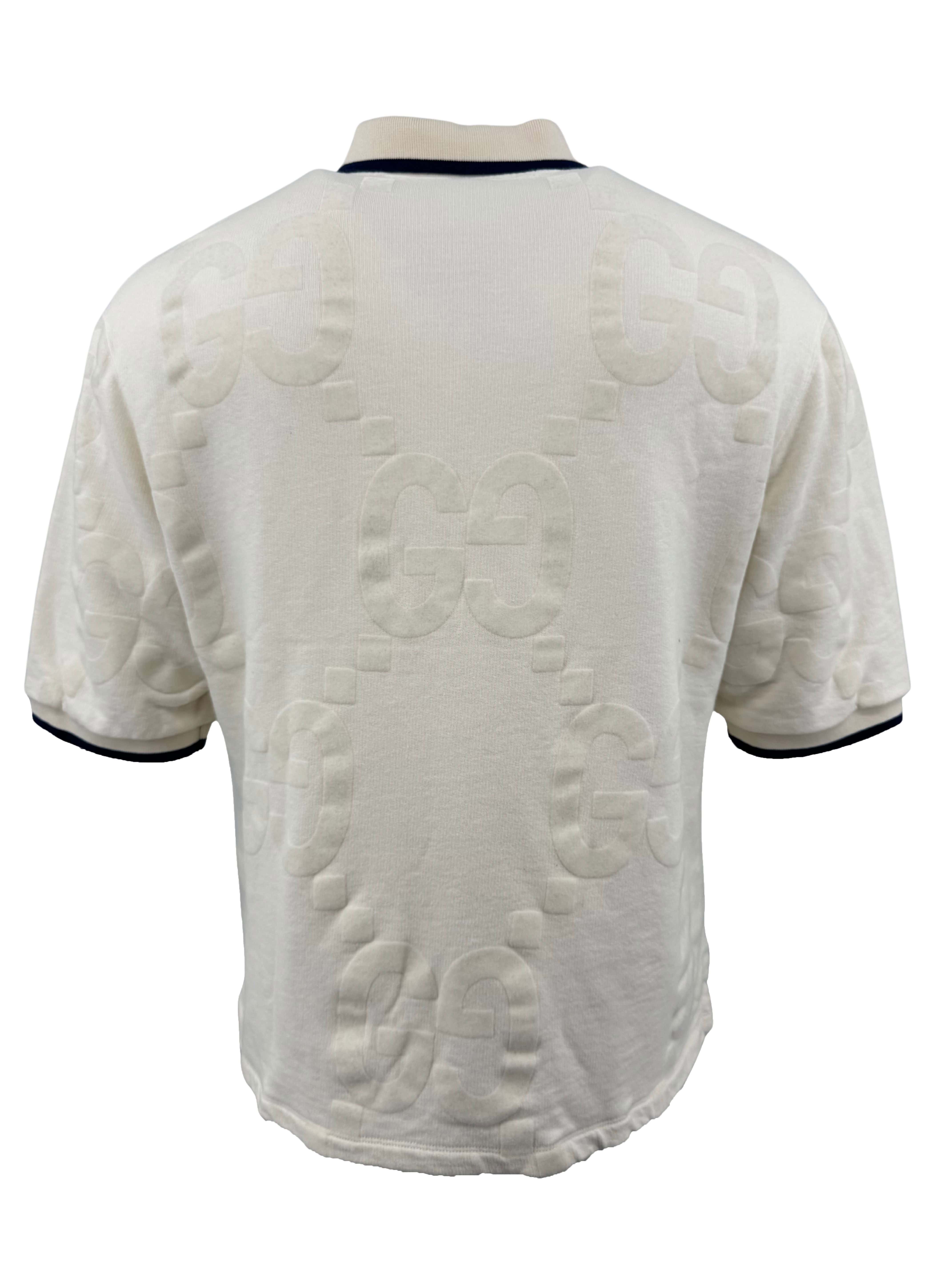 Gucci Jumbo GG Jacquard Polo - Cream Gucci