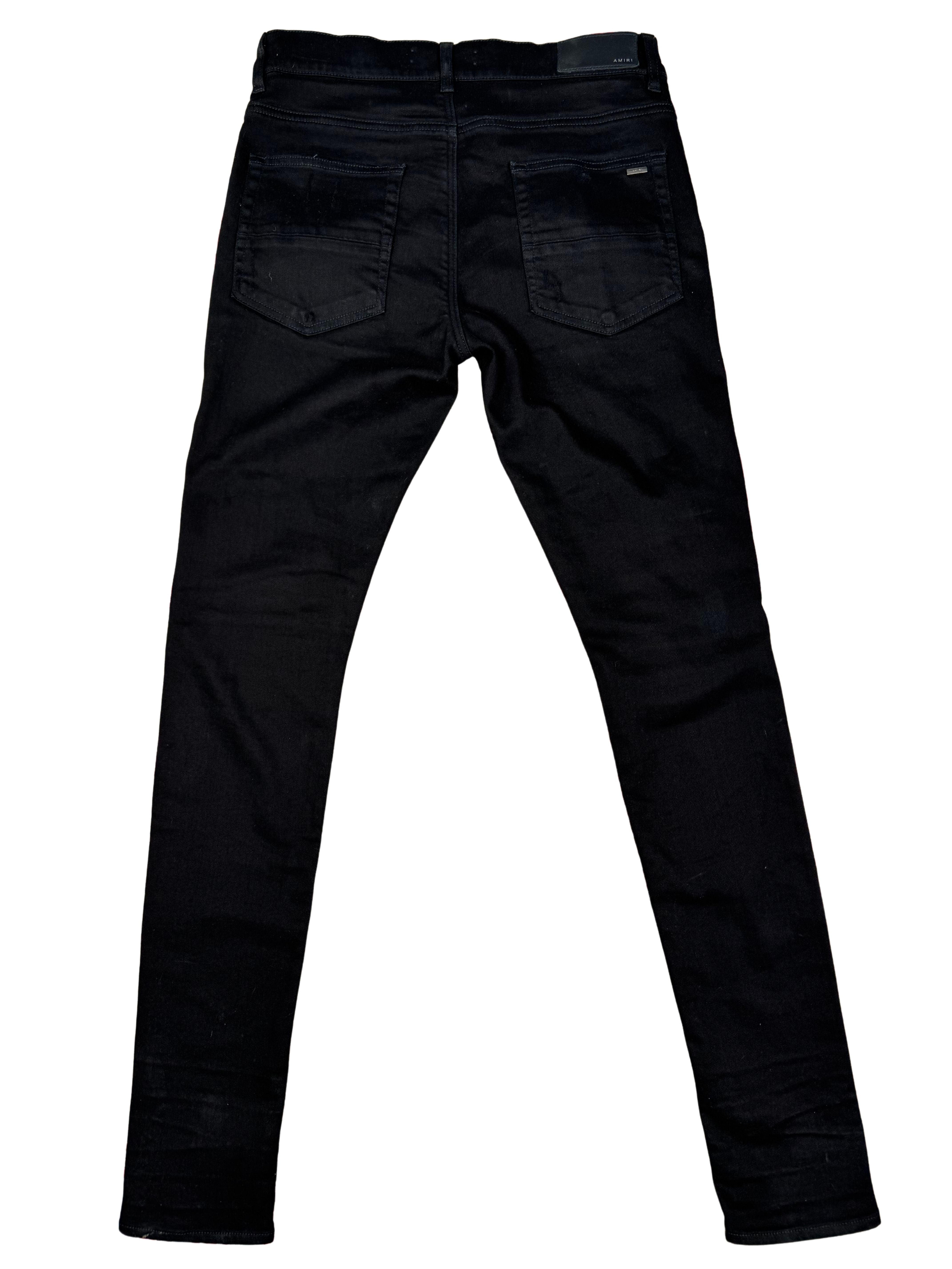 Amiri MX1 Bandana Jeans - Black Amiri