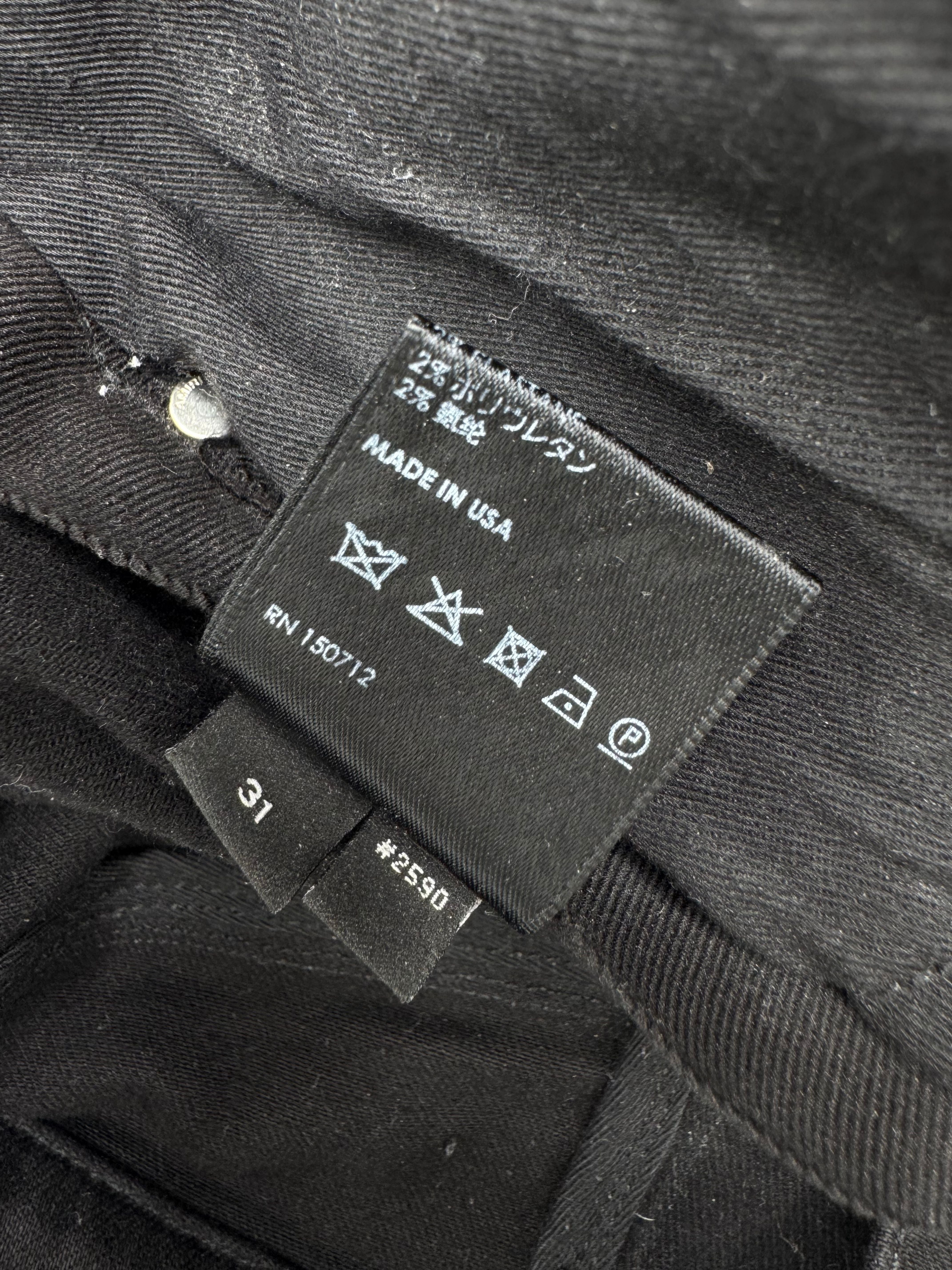 Amiri MX1 Bandana Jeans - Black Amiri