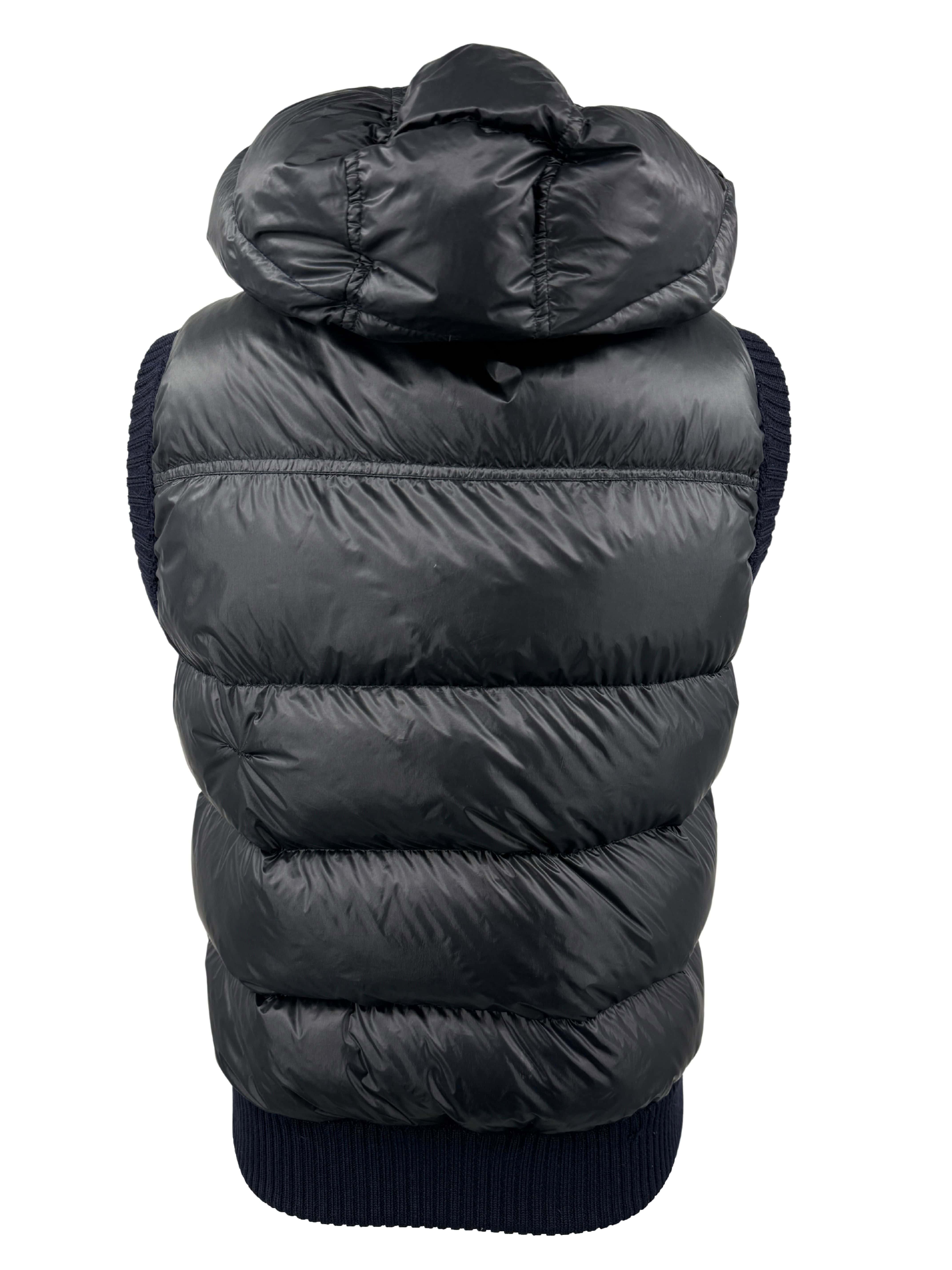 Moncler Maglione Tricot Gilet - Navy Moncler