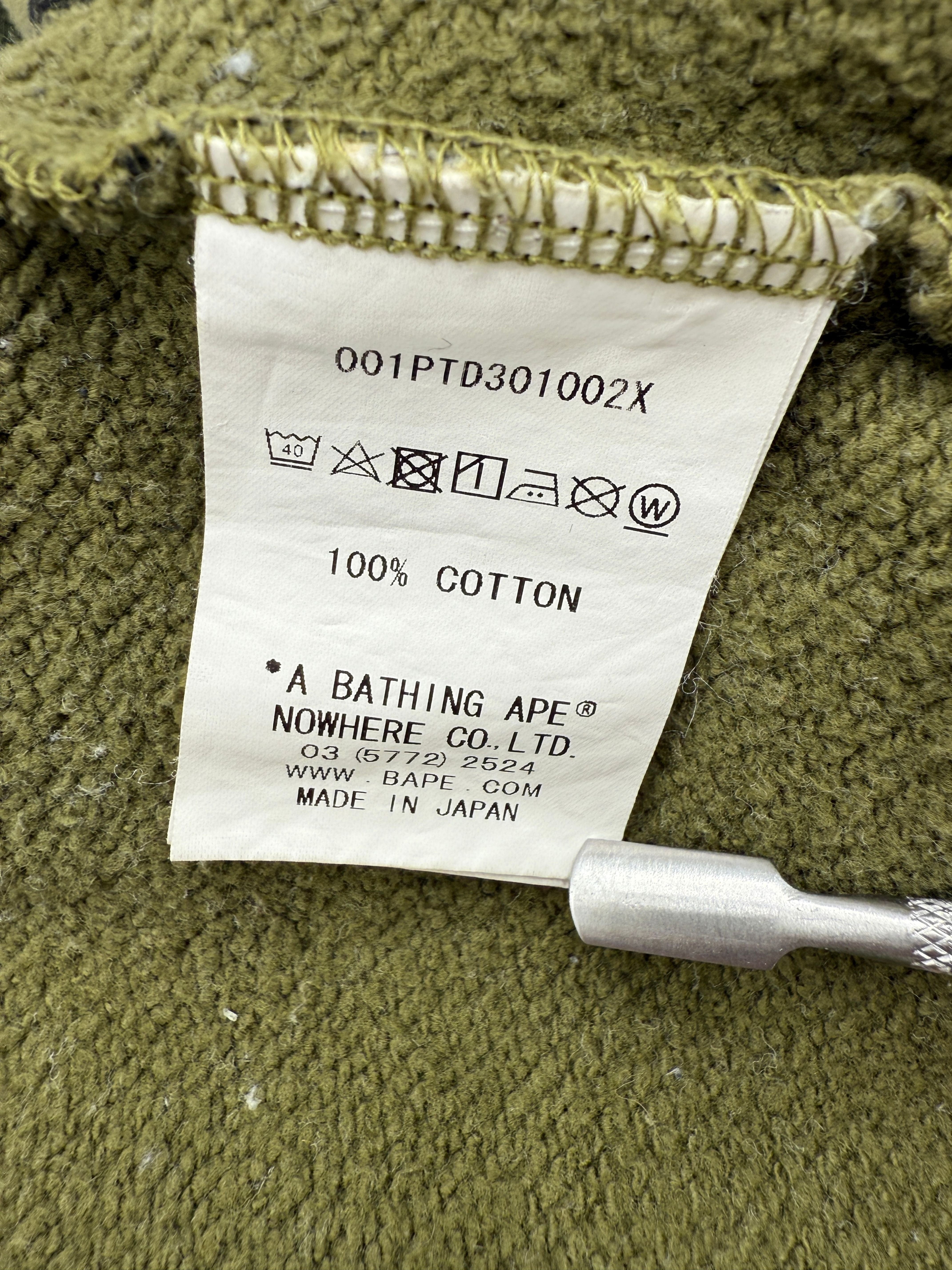 BAPE Camo Regular Fit Sweatpants - Green