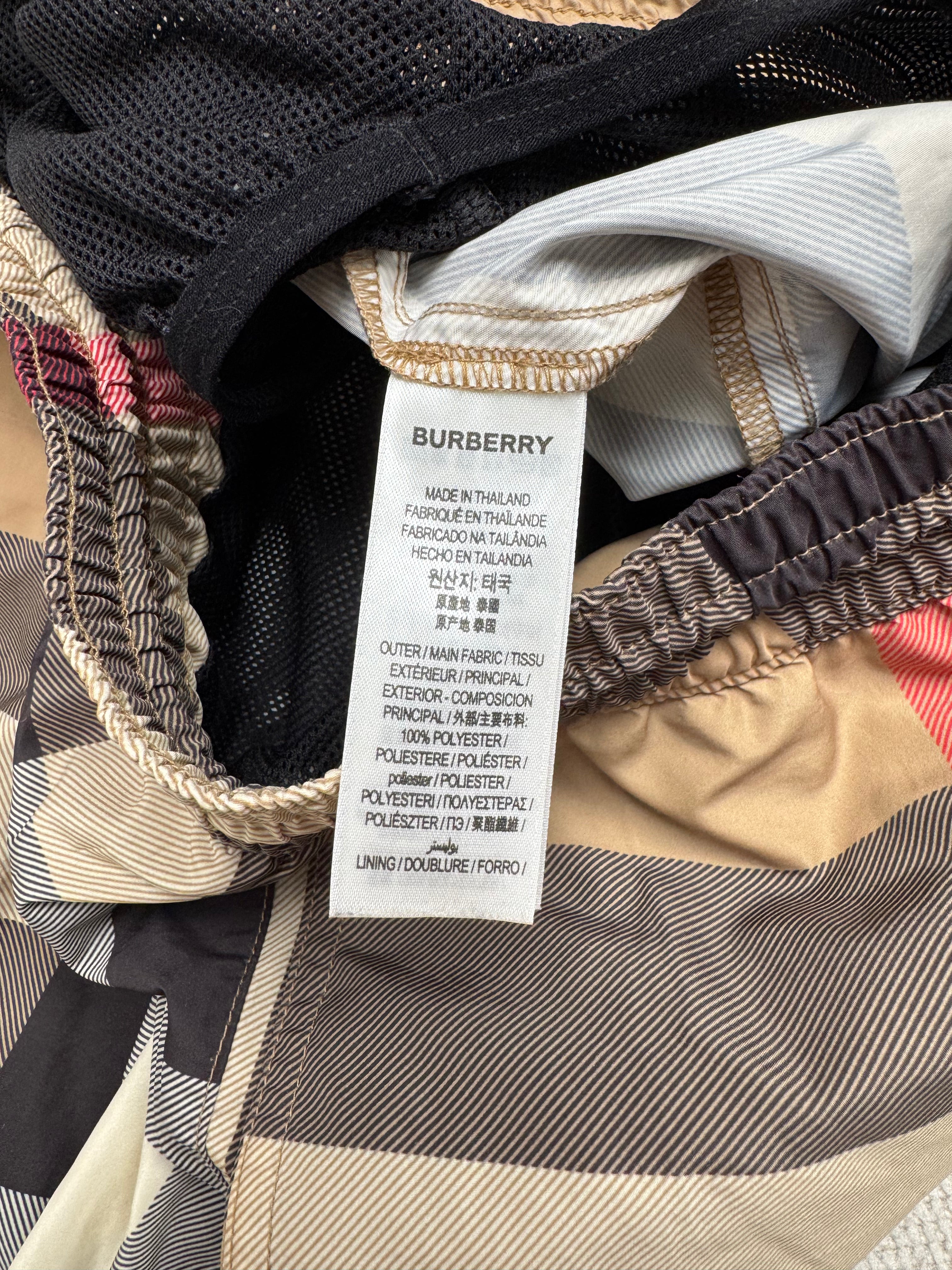 Burberry Check Swim Shorts - Archive Beige Burberry