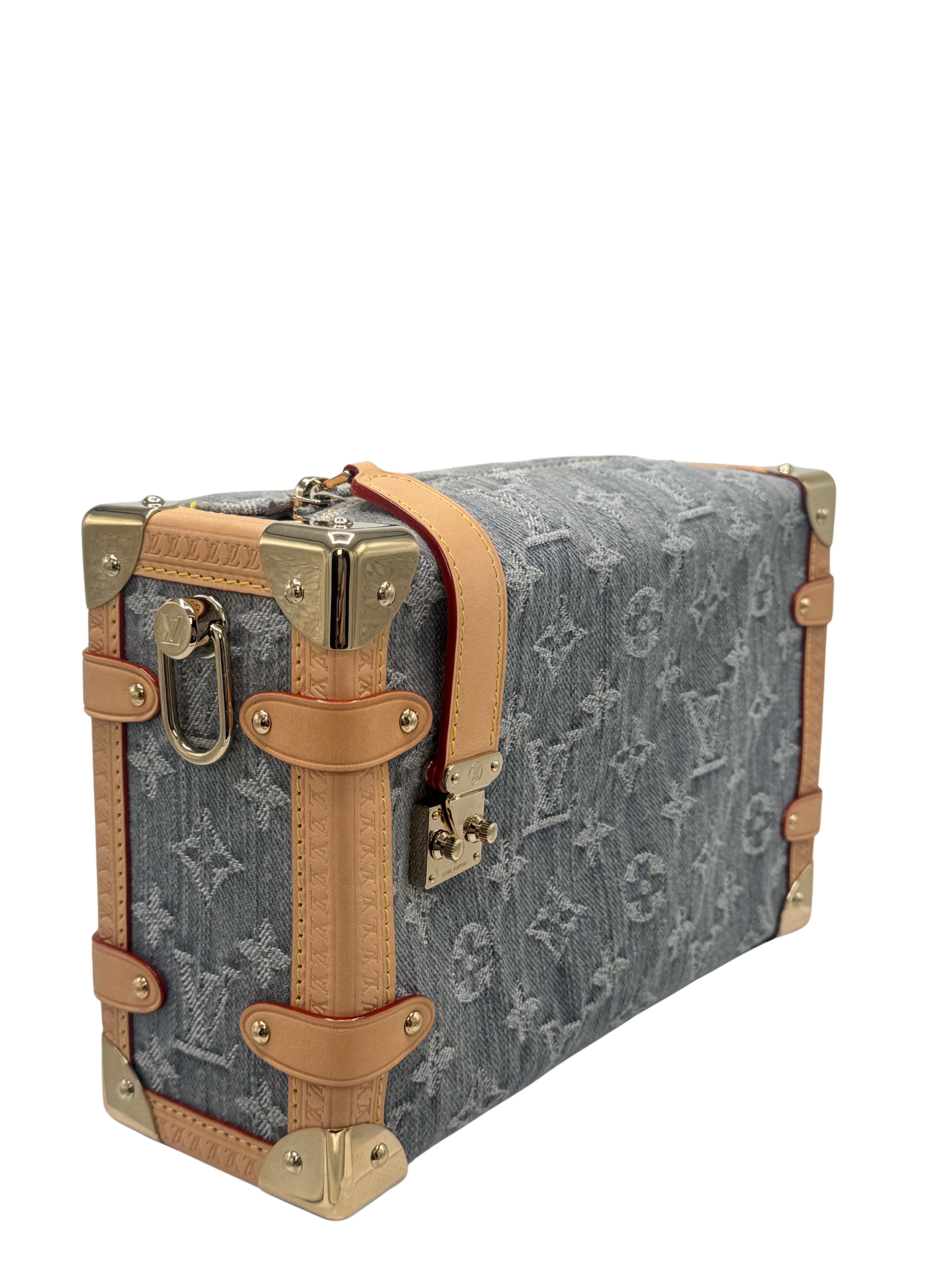Louis Vuitton Denim Side Trunk MM Monogram (Unused) Louis Vuitton