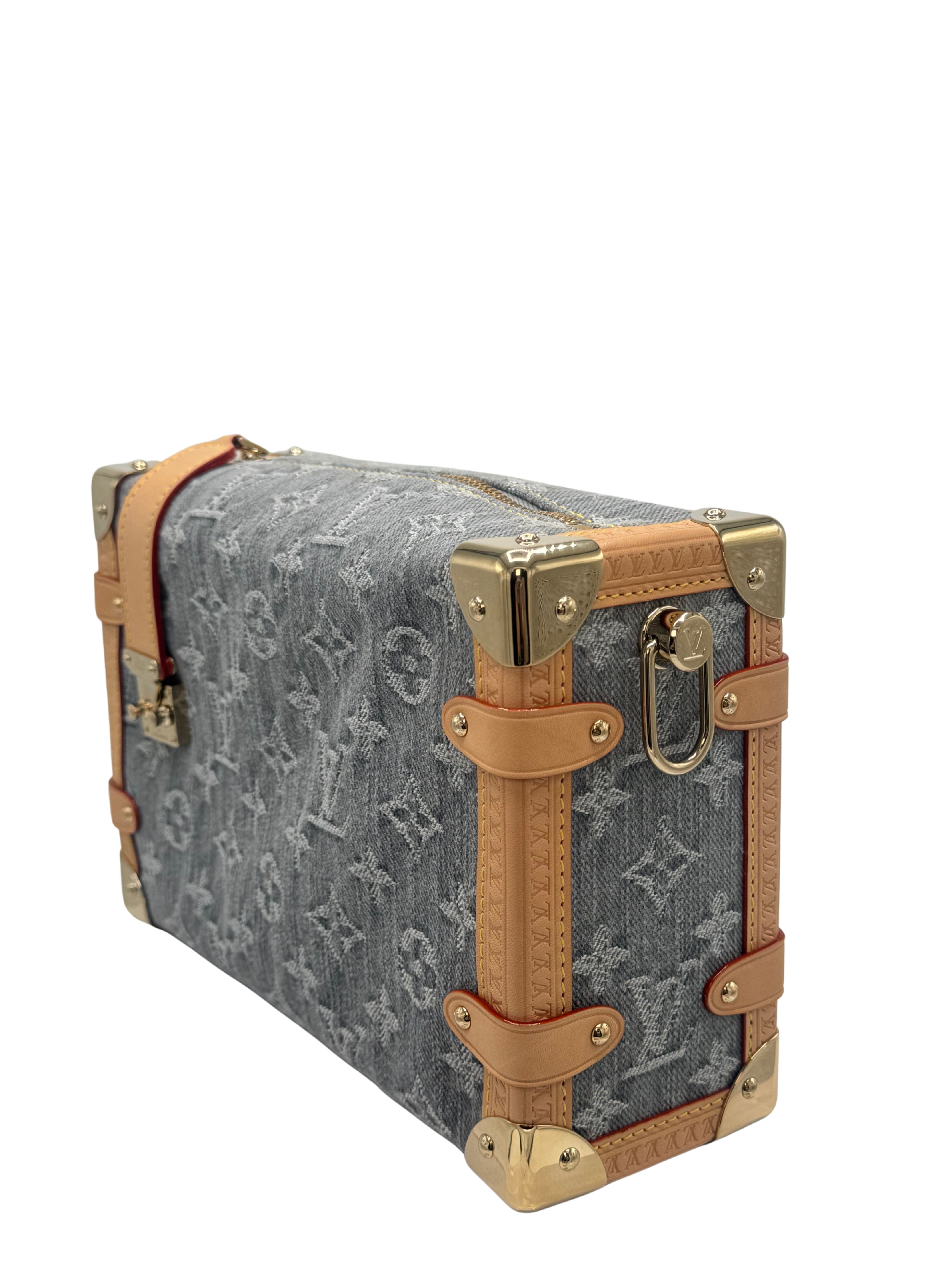 Louis Vuitton Denim Side Trunk MM Monogram (Unused) Louis Vuitton