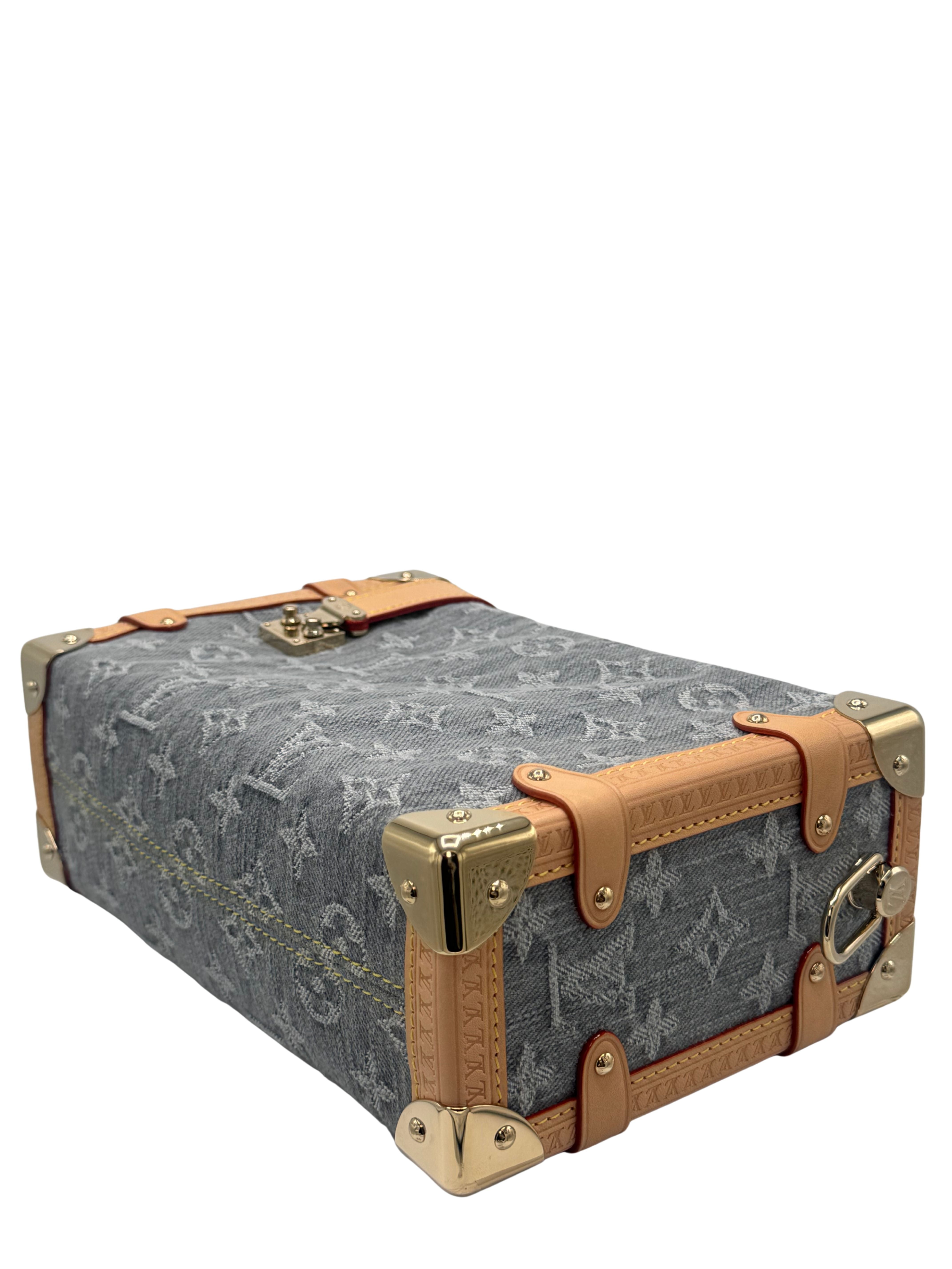 Louis Vuitton Denim Side Trunk MM Monogram (Unused) Louis Vuitton