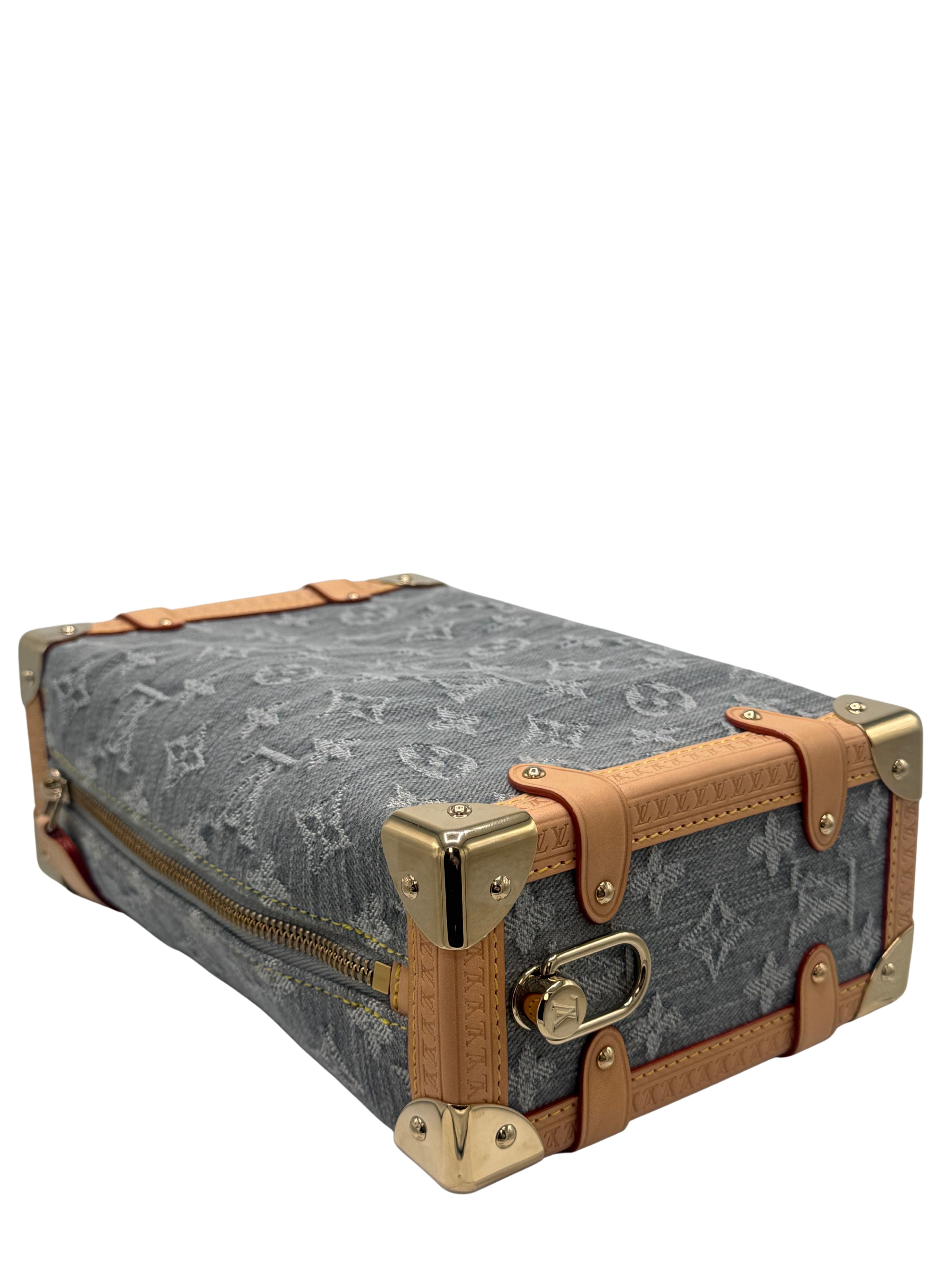 Louis Vuitton Denim Side Trunk MM Monogram (Unused) Louis Vuitton