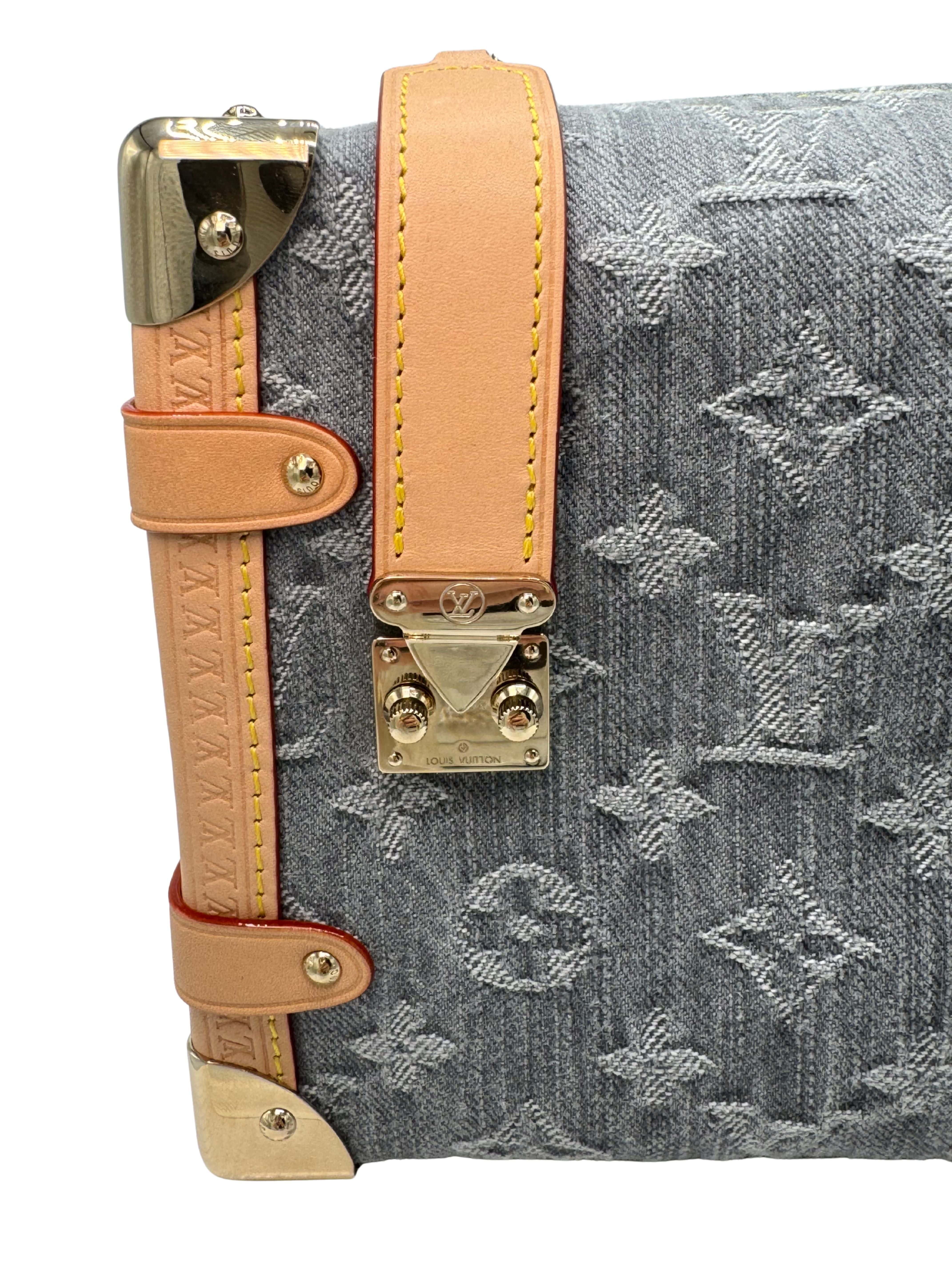 Louis Vuitton Denim Side Trunk MM Monogram (Unused) Louis Vuitton