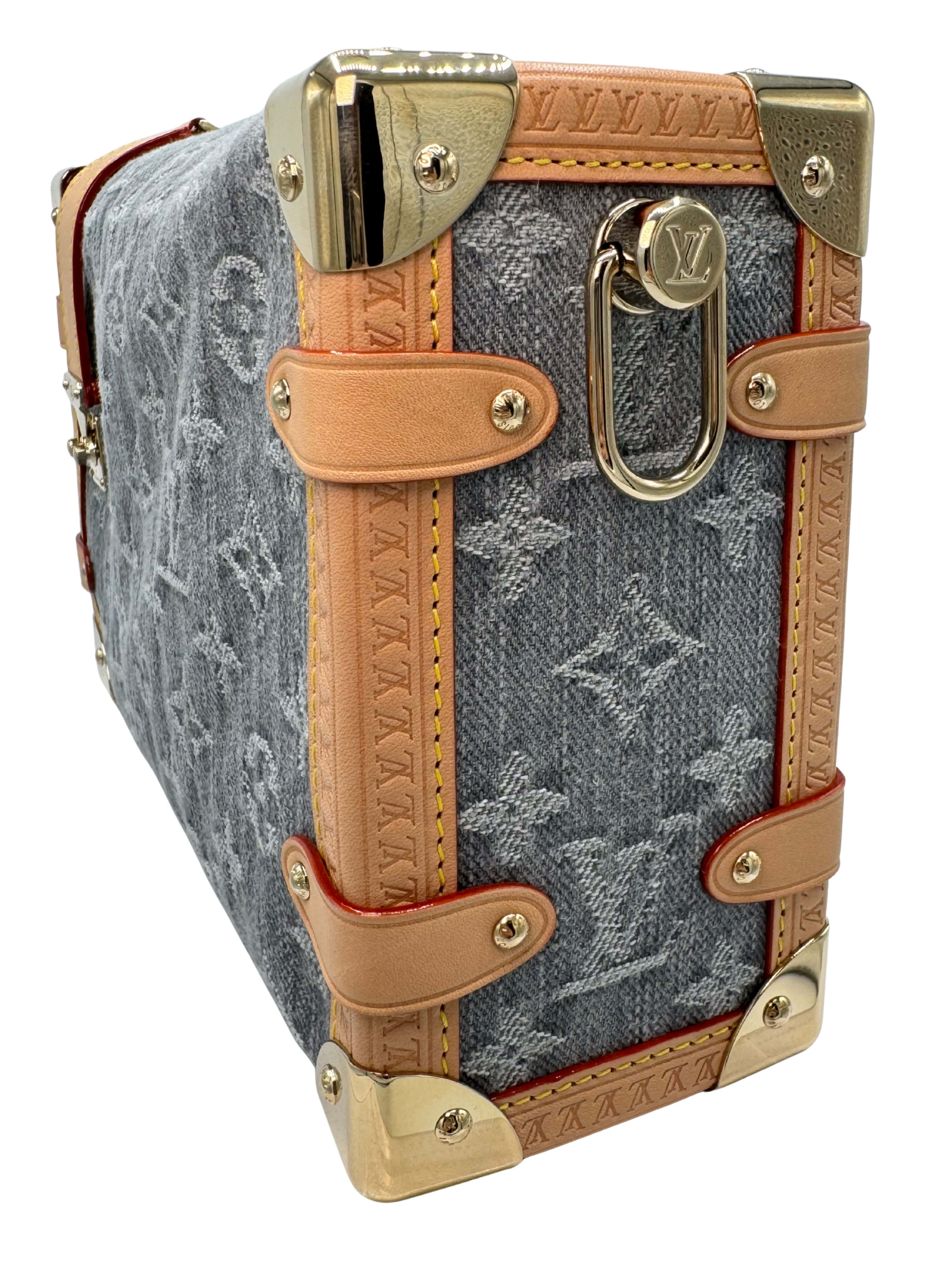 Louis Vuitton Denim Side Trunk MM Monogram (Unused) Louis Vuitton