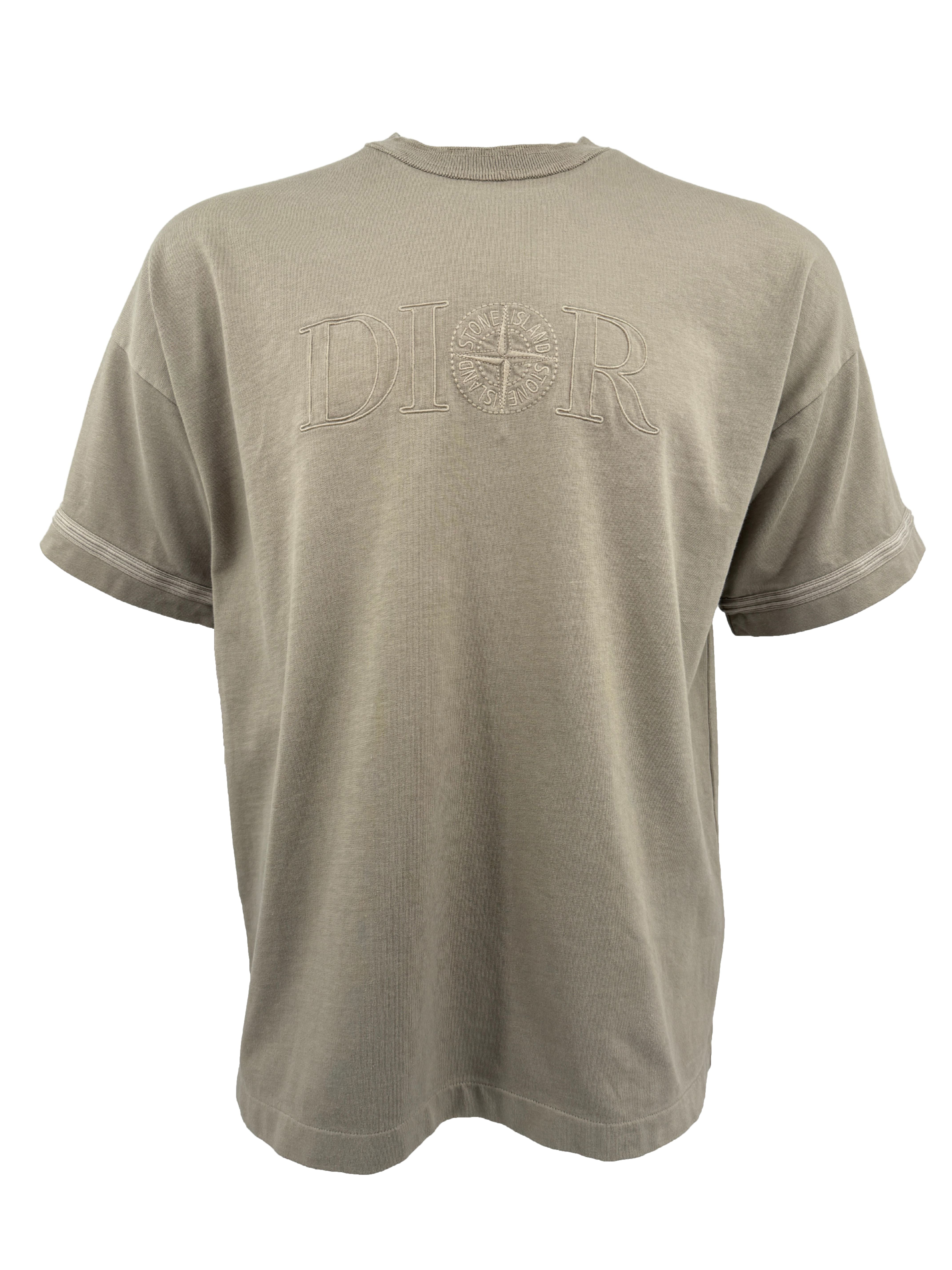 Dior X Stone Island T-Shirt (Unused) - Khaki Dior