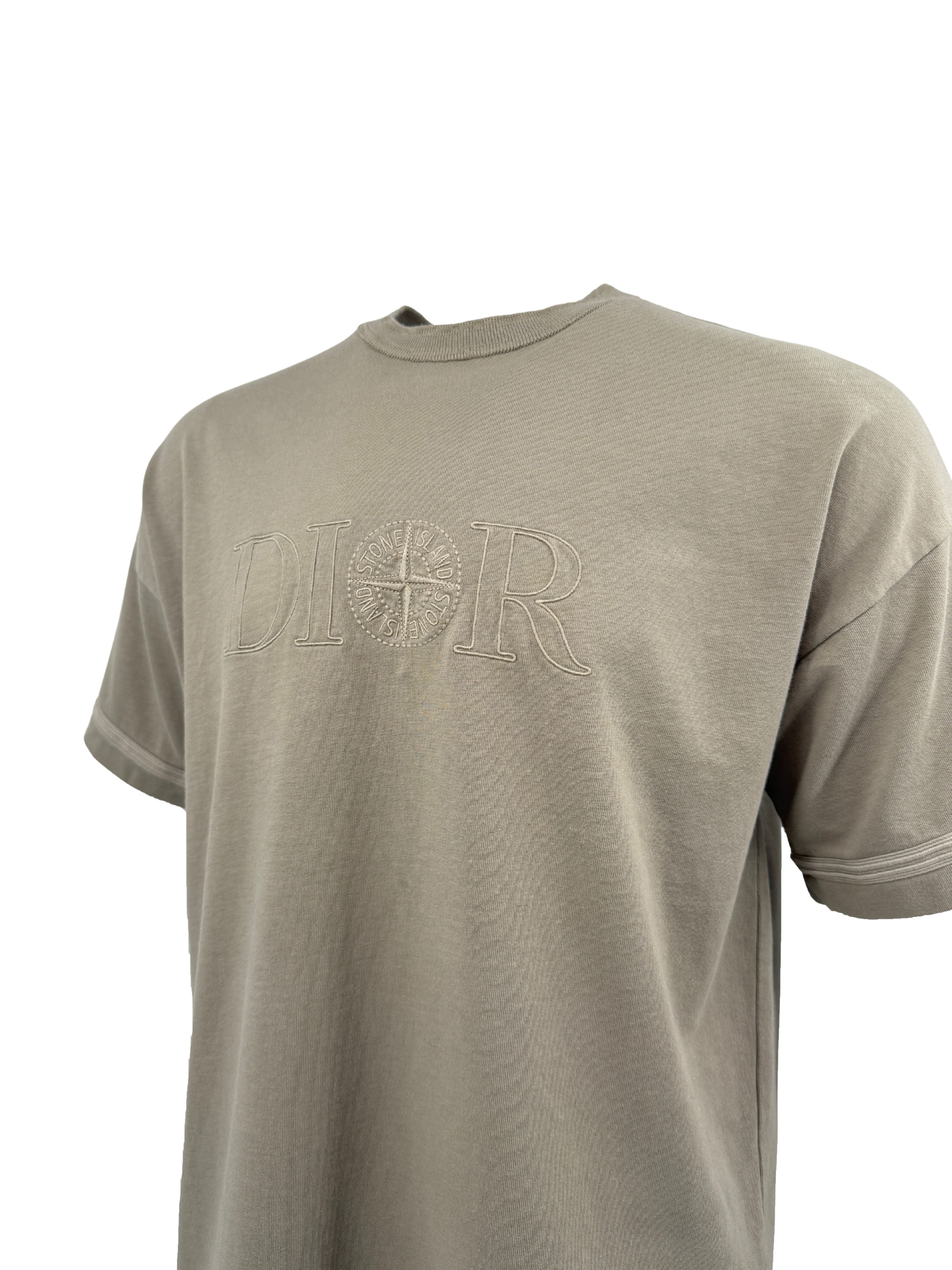Dior X Stone Island T-Shirt (Unused) - Khaki Dior