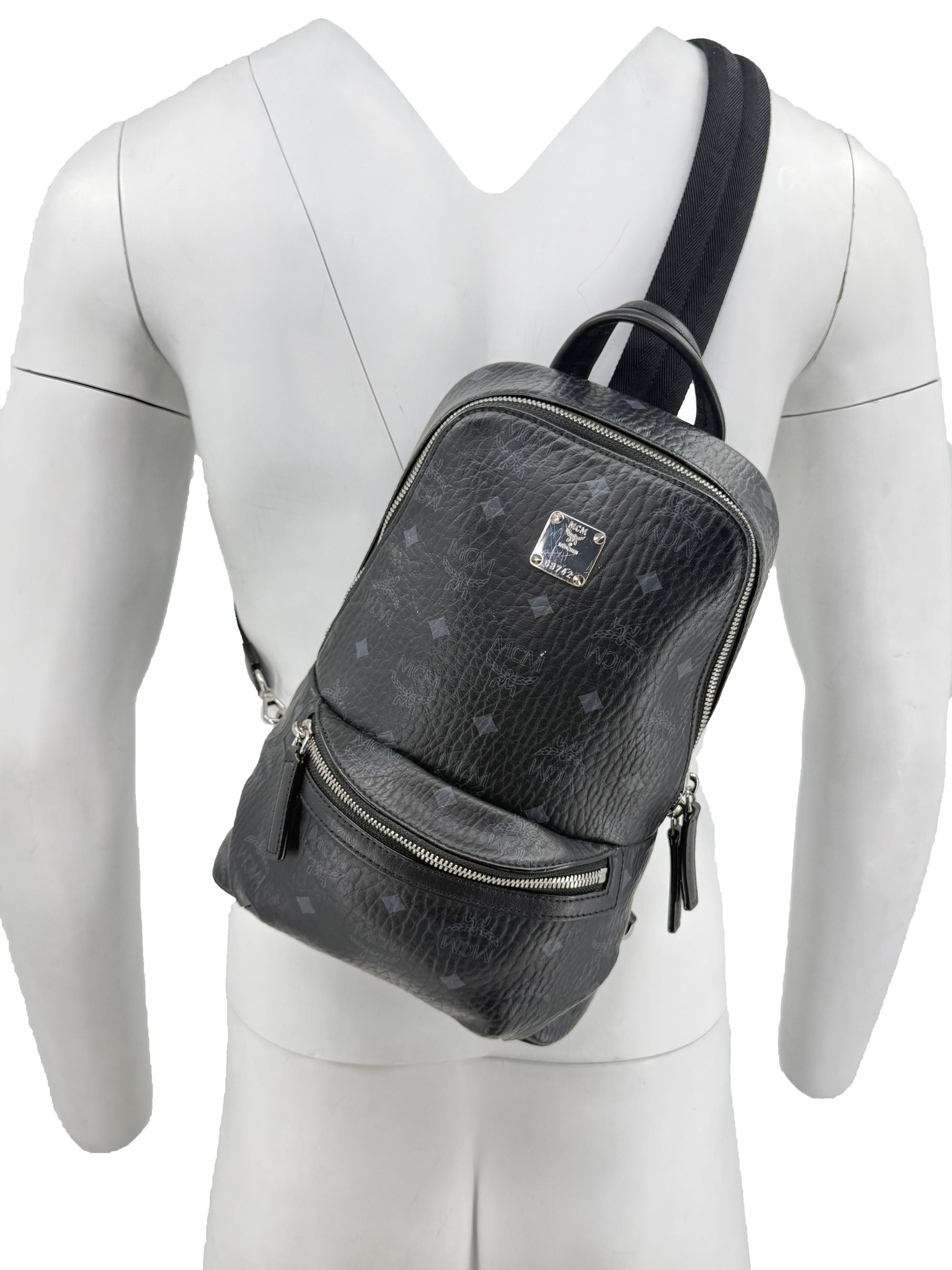 MCM Sling Bag - Black MCM