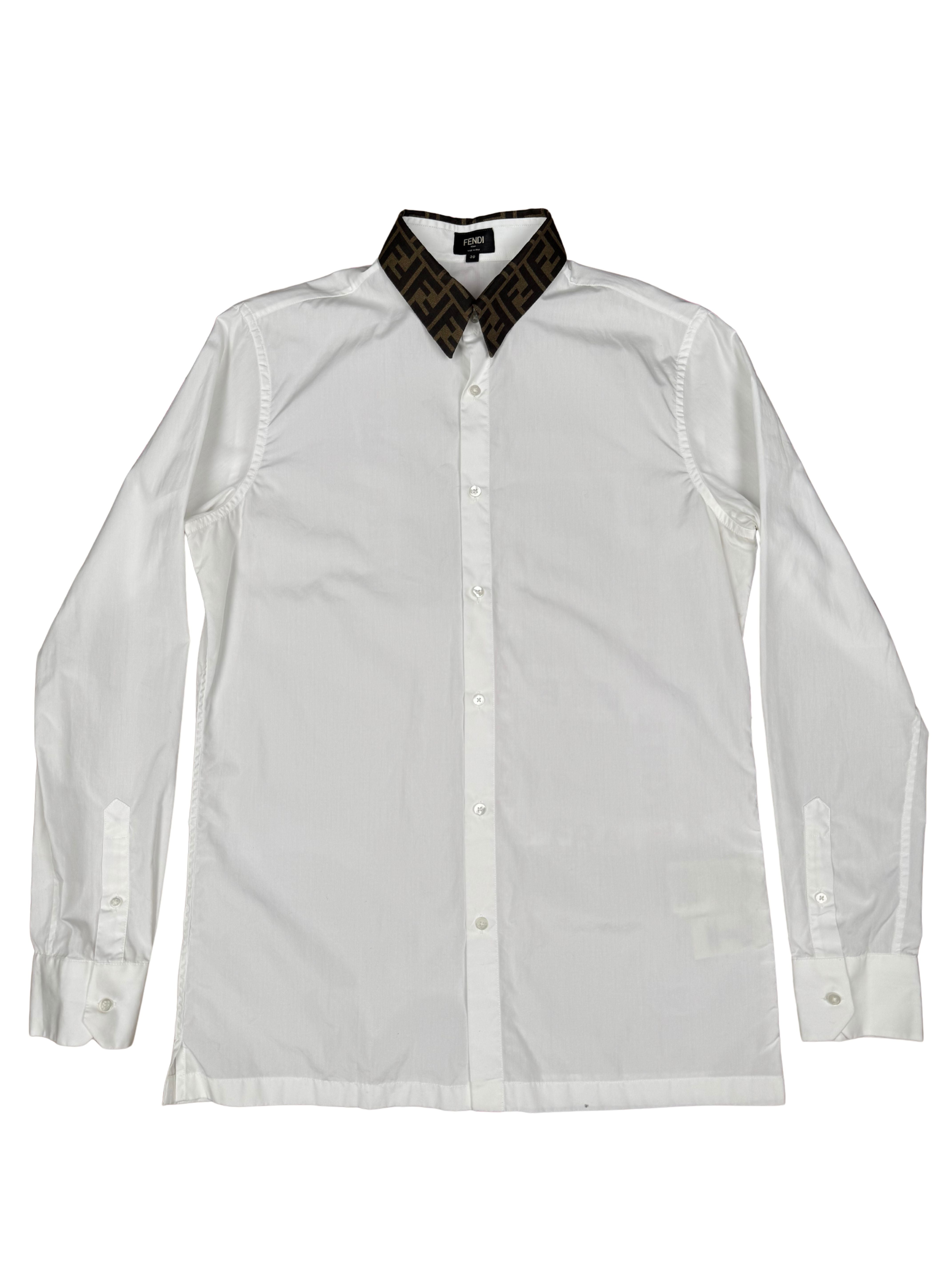 Fendi FF Collar Shirt - White (Unused) Fendi