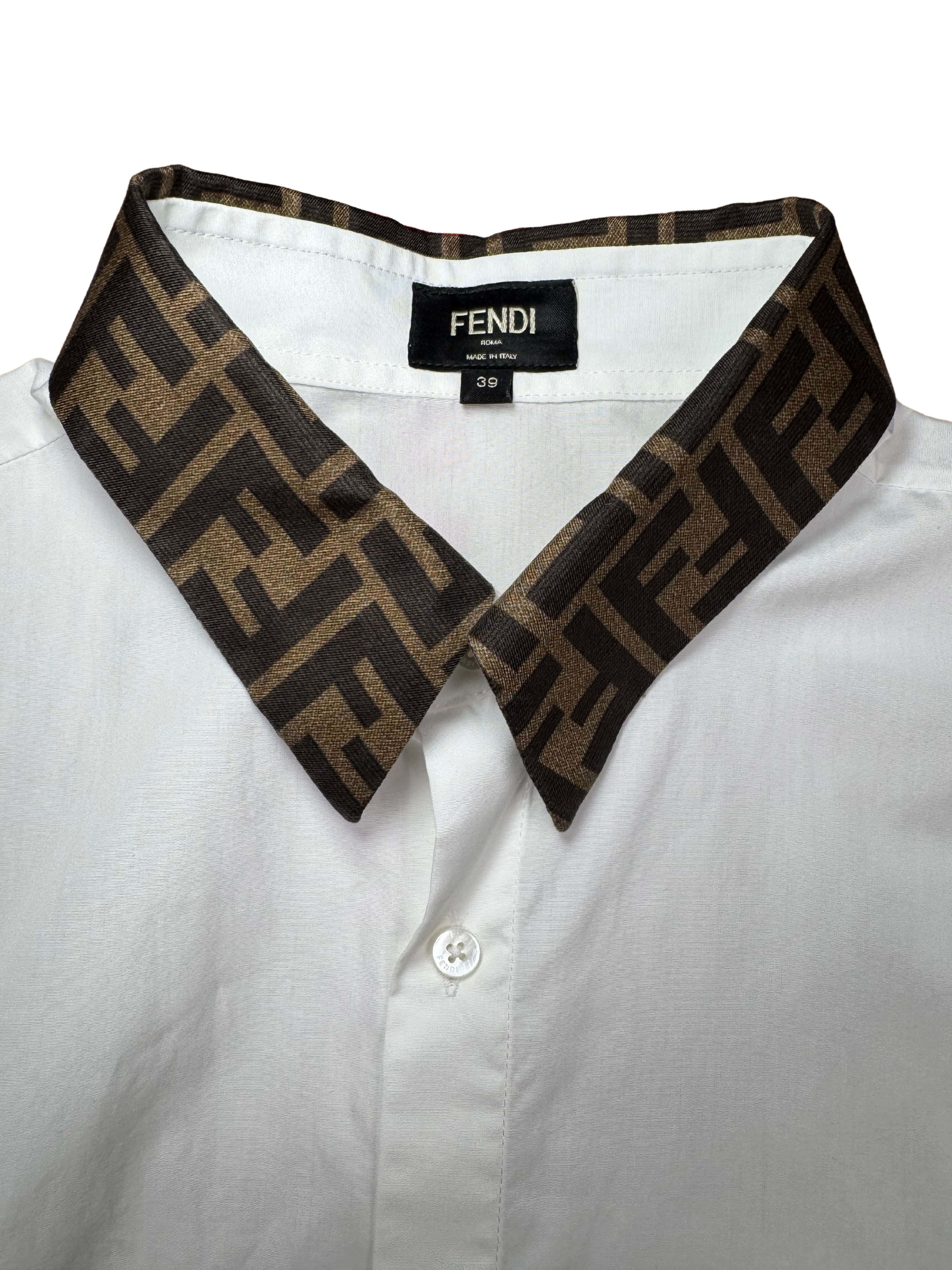 Fendi FF Collar Shirt - White (Unused) Fendi