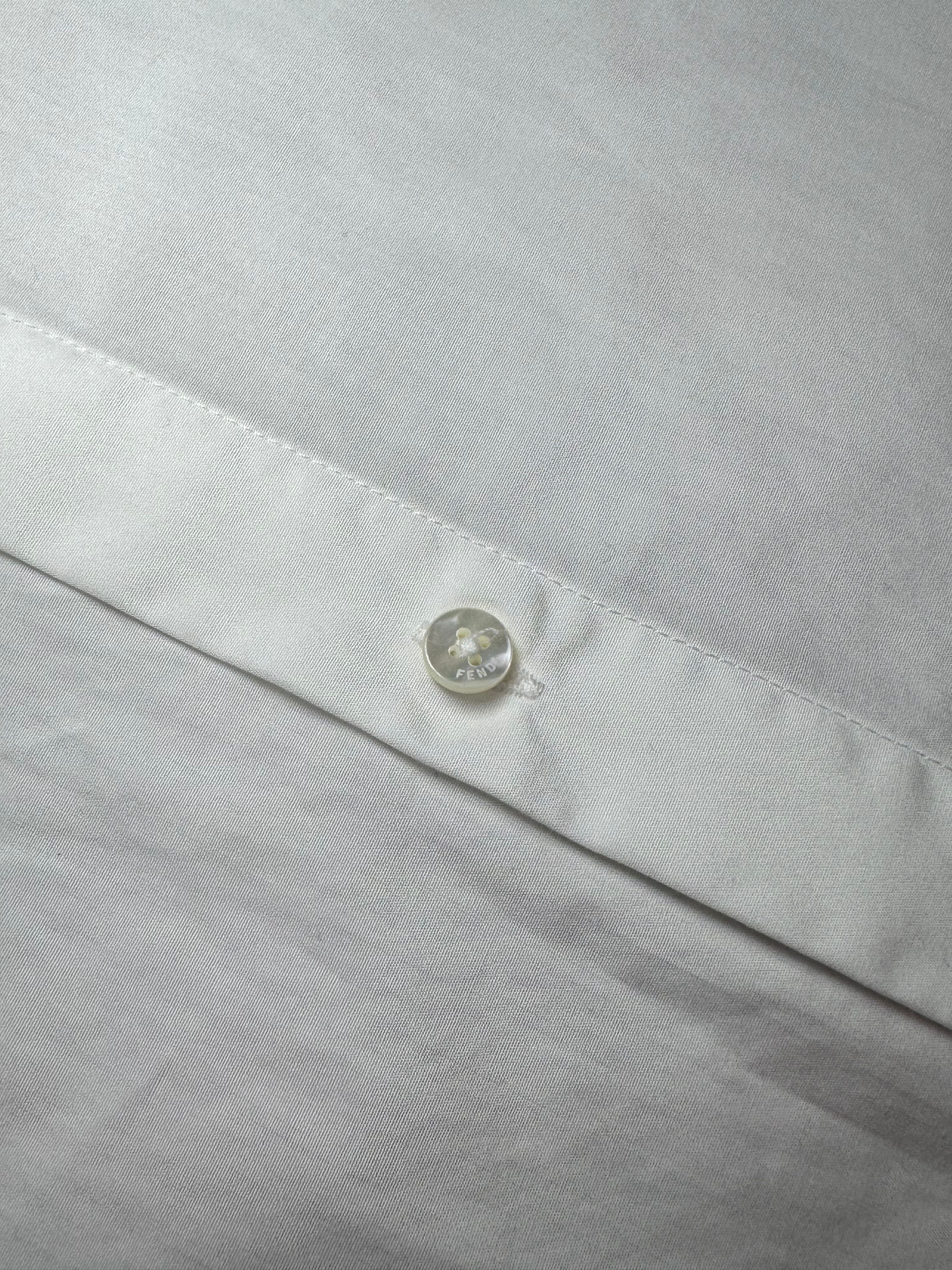 Fendi FF Collar Shirt - White (Unused) Fendi