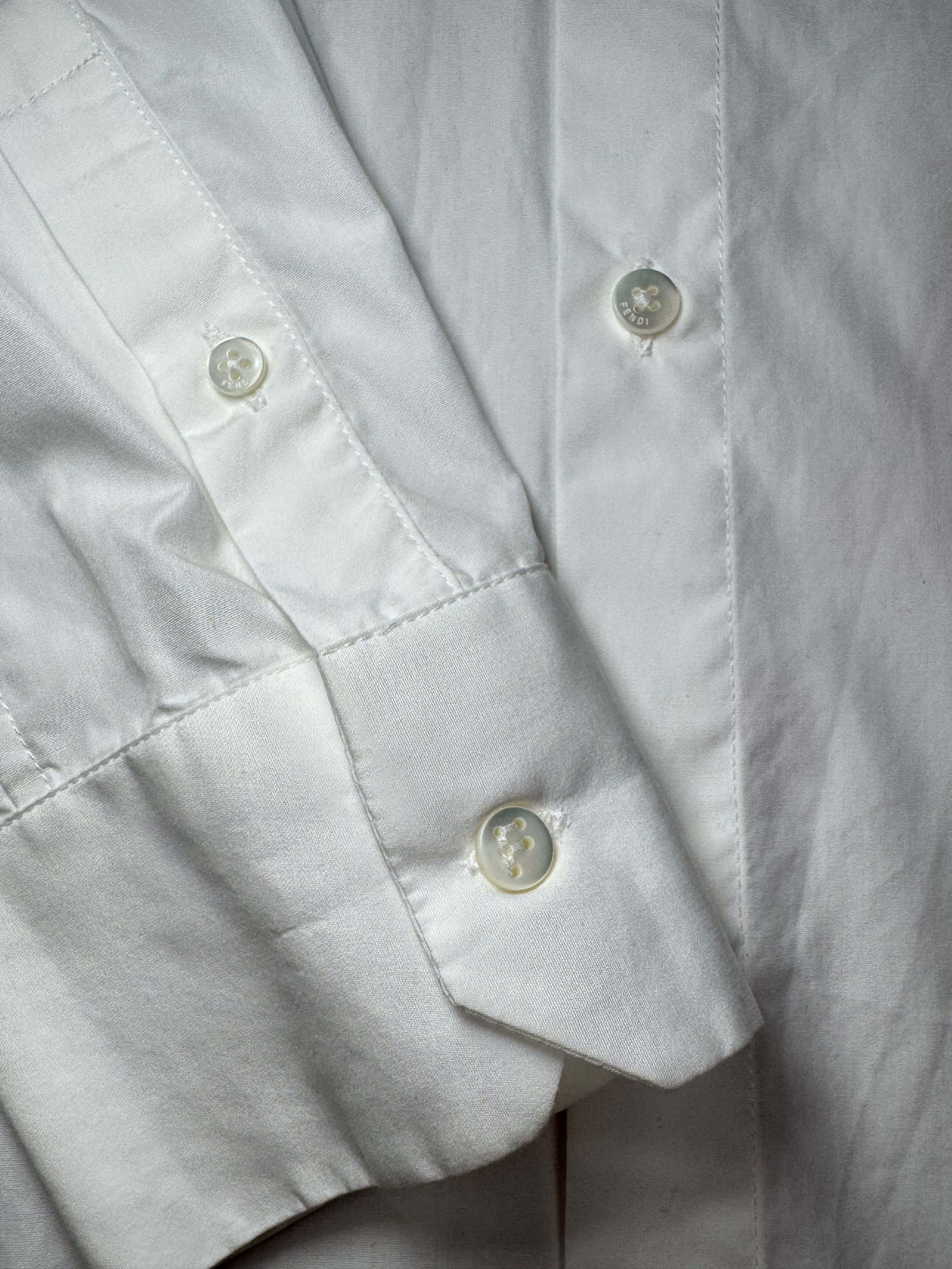 Fendi FF Collar Shirt - White (Unused) Fendi