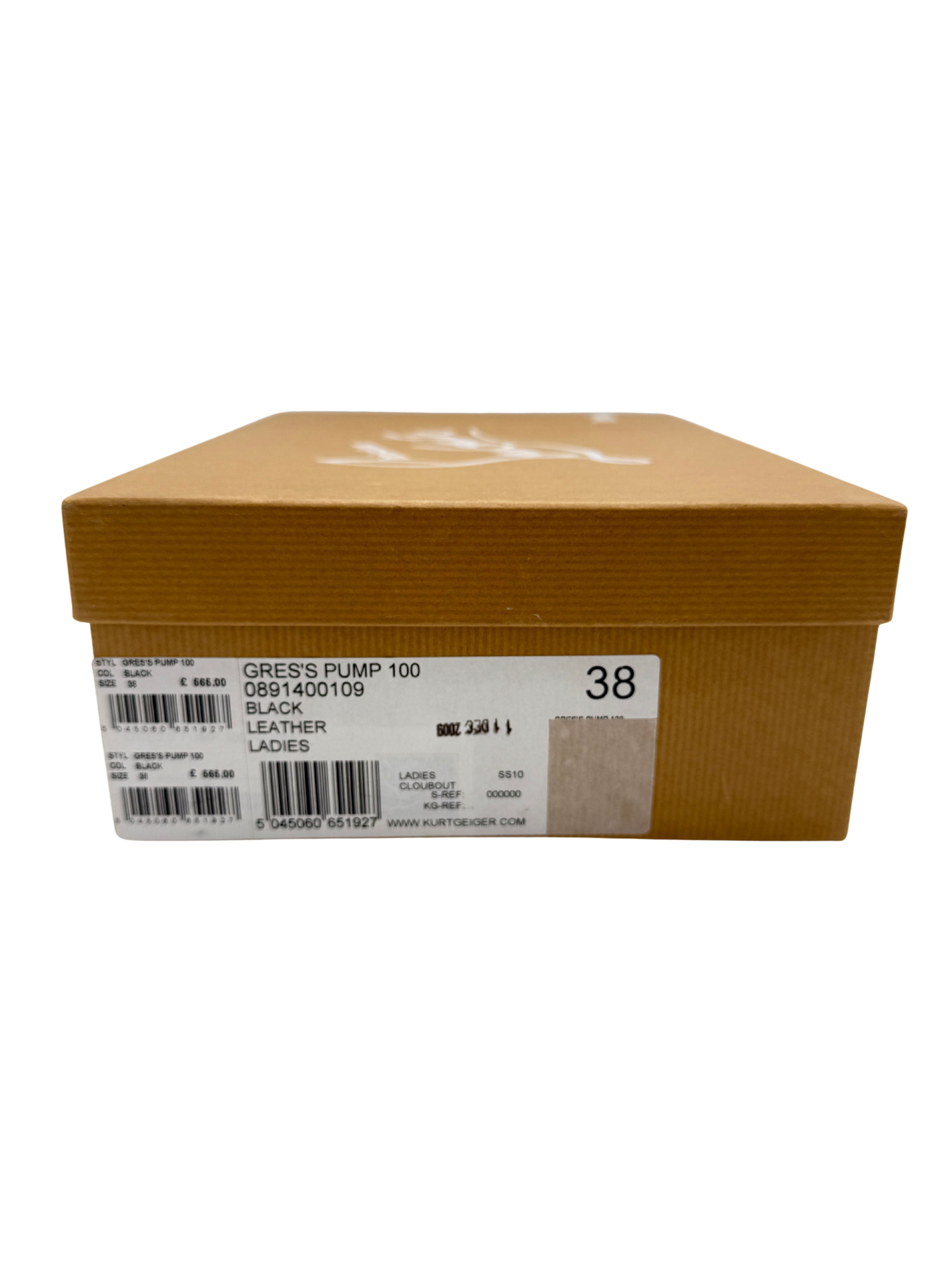 Christian Louboutin Lady Gres Peep Toe Pump - Black (Unused)