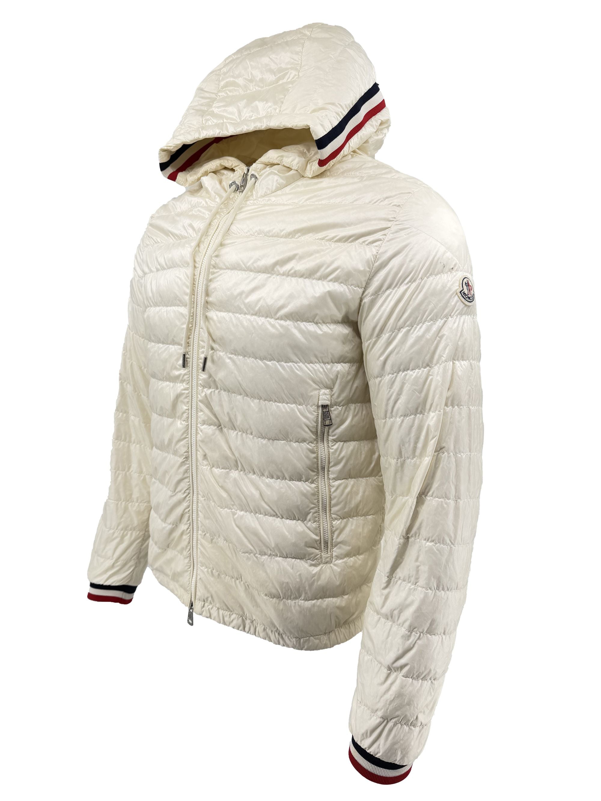 Moncler Giroux Hooded Down Jacket - Cream Moncler