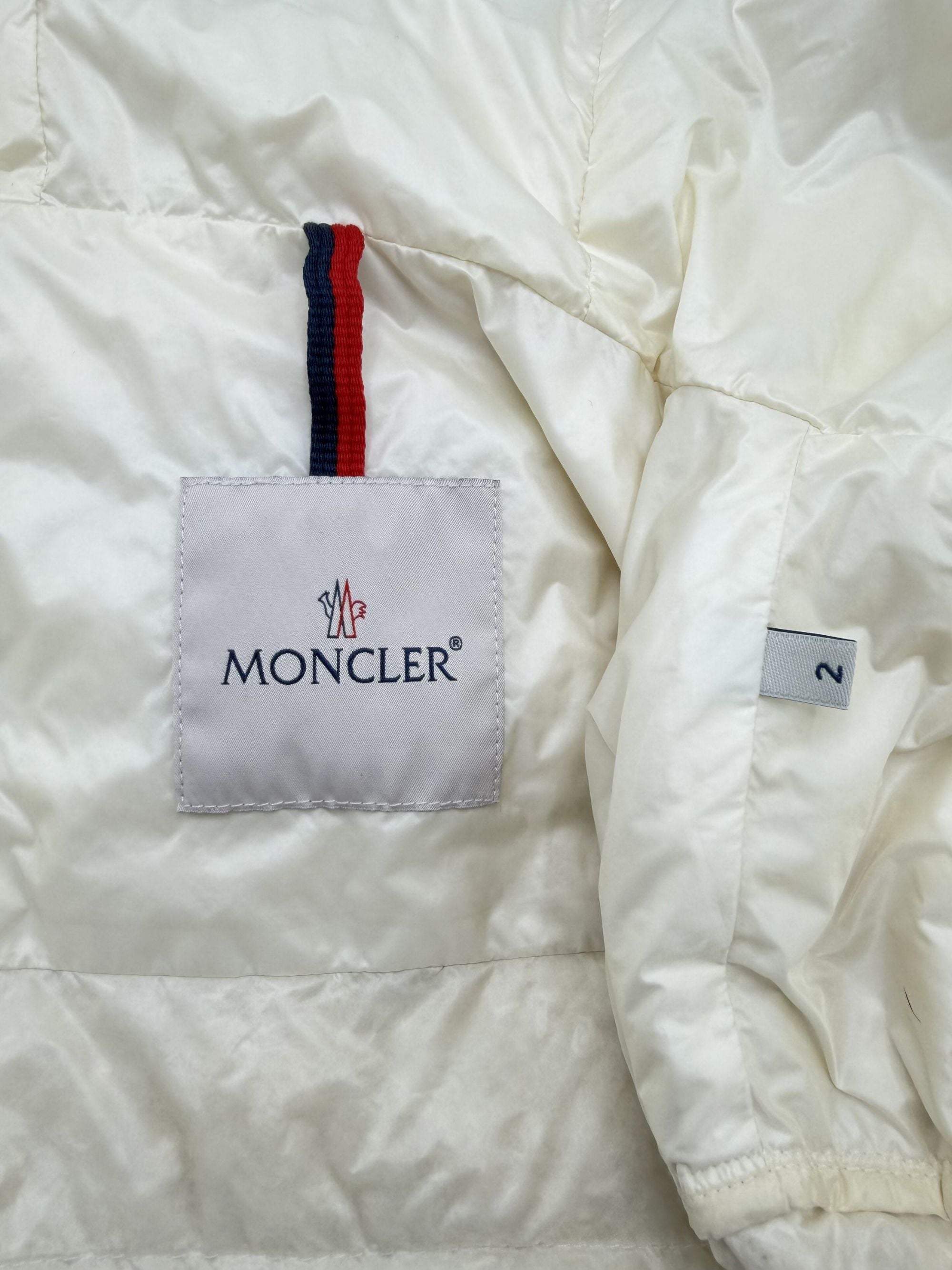 Moncler Giroux Hooded Down Jacket - Cream Moncler