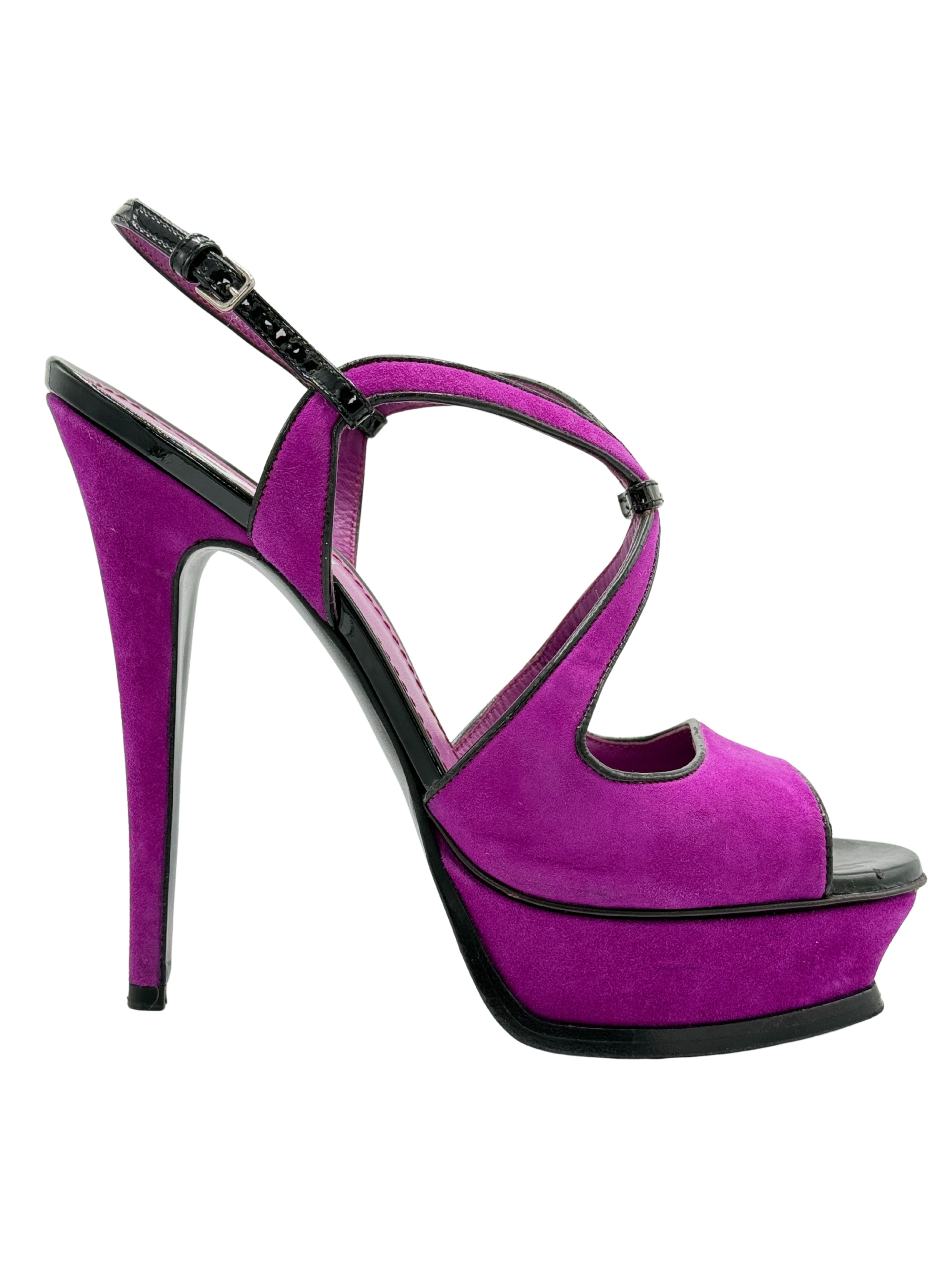 Yves Saint Laurent Tribute Sandals - Purple