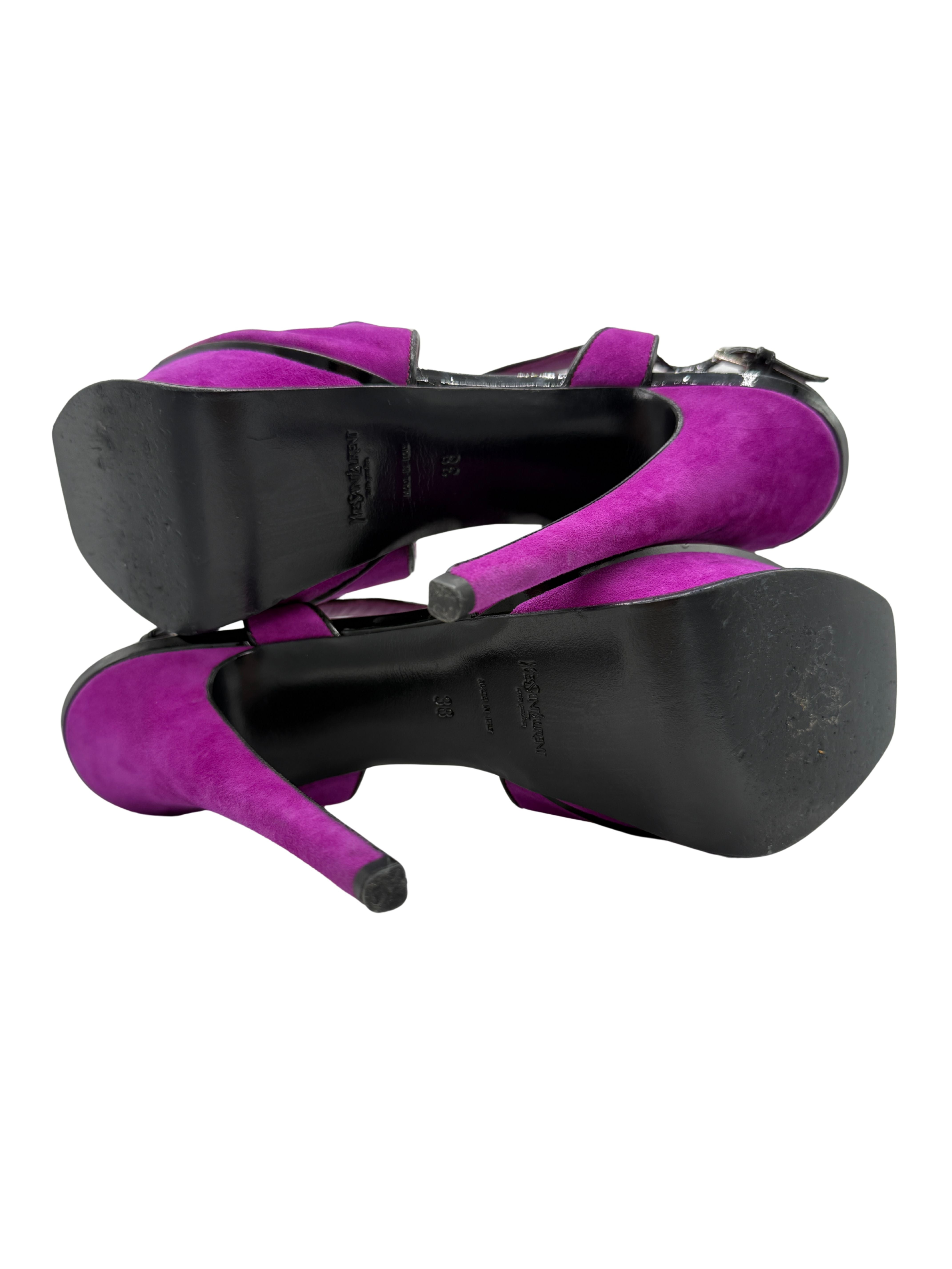 Yves Saint Laurent Tribute Sandals - Purple