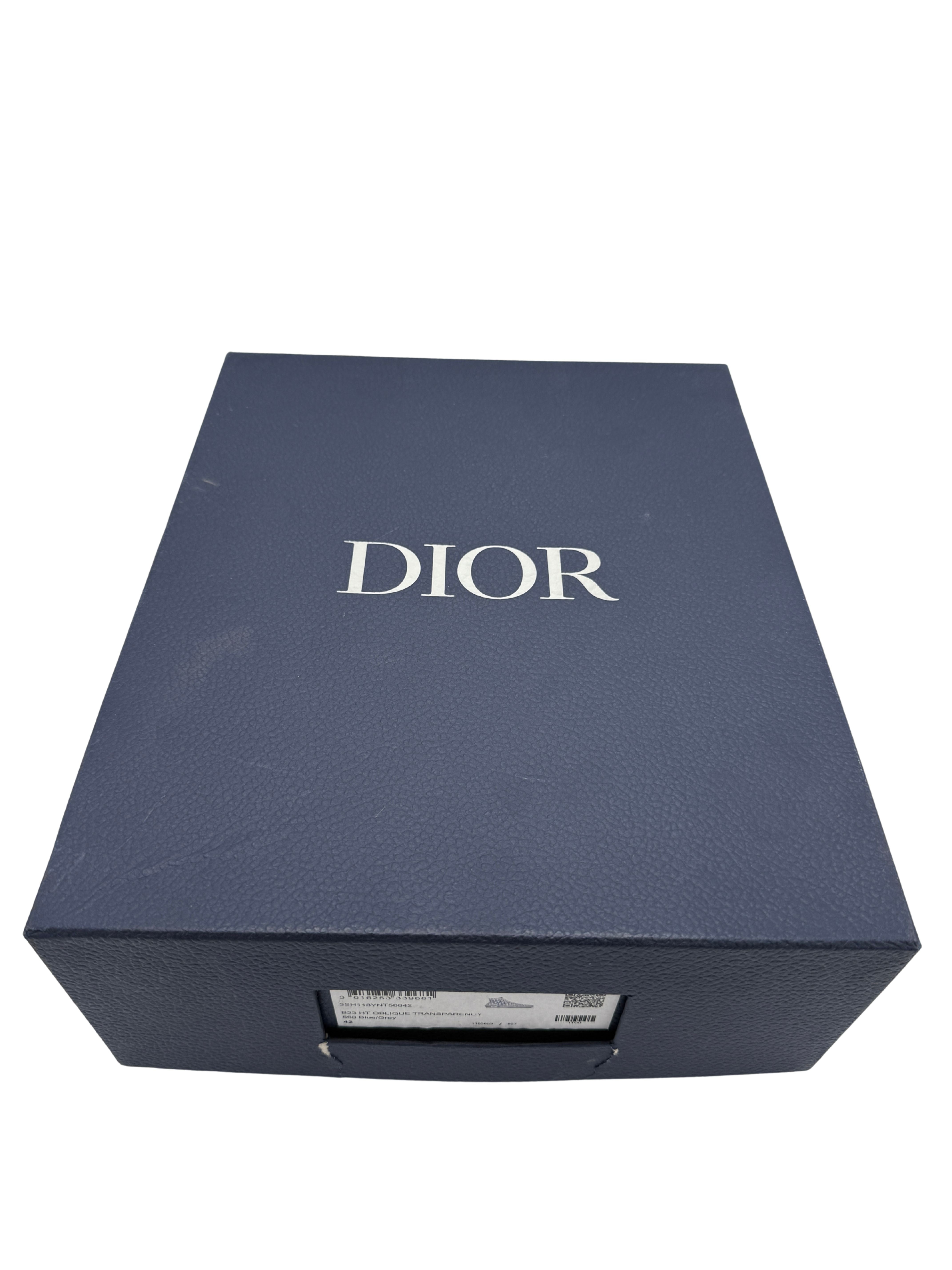 Dior B23 High Dior Oblique - Blue Grey