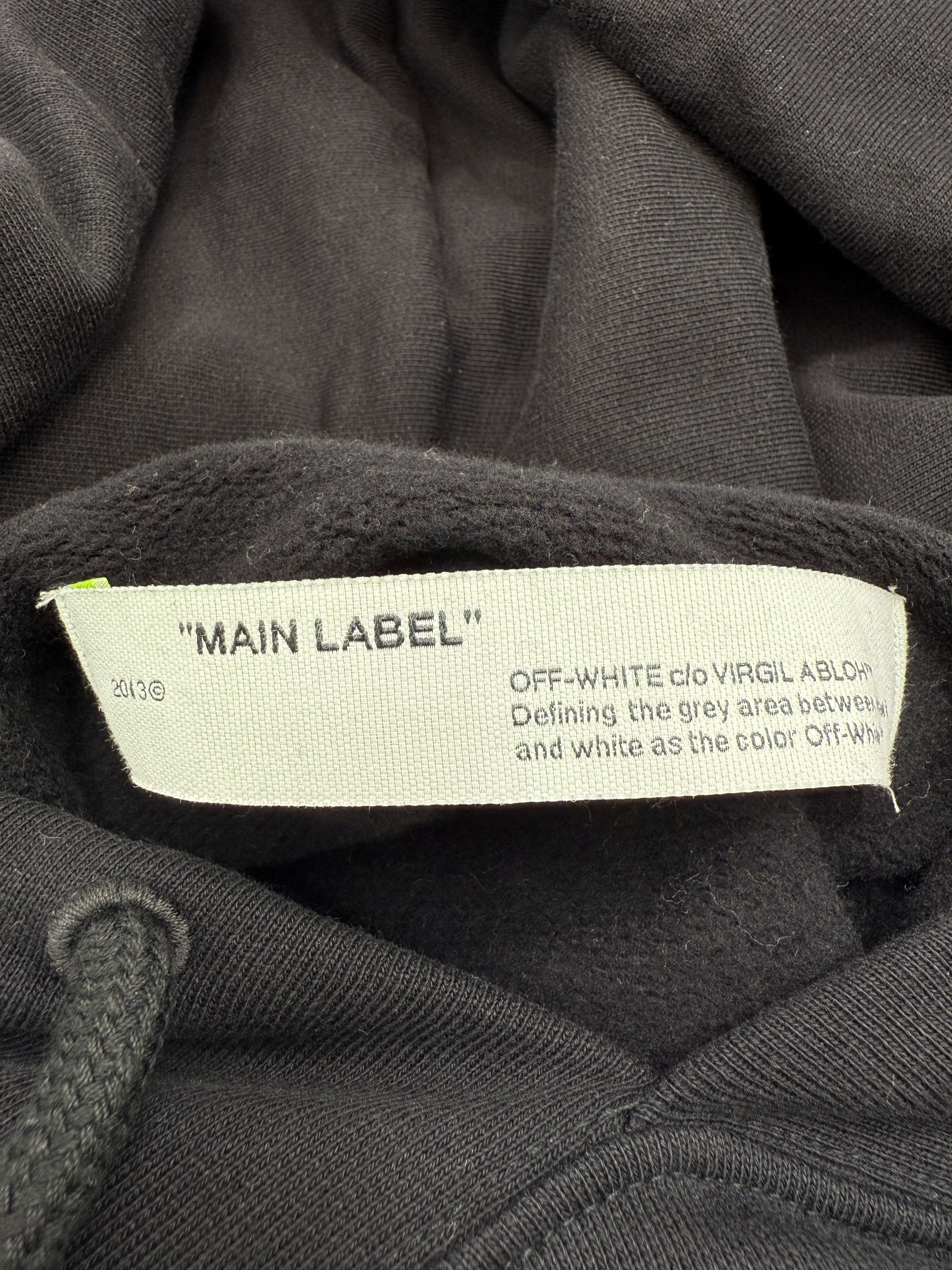 Off-White Tape Arrows Hoodie - Black Off-White