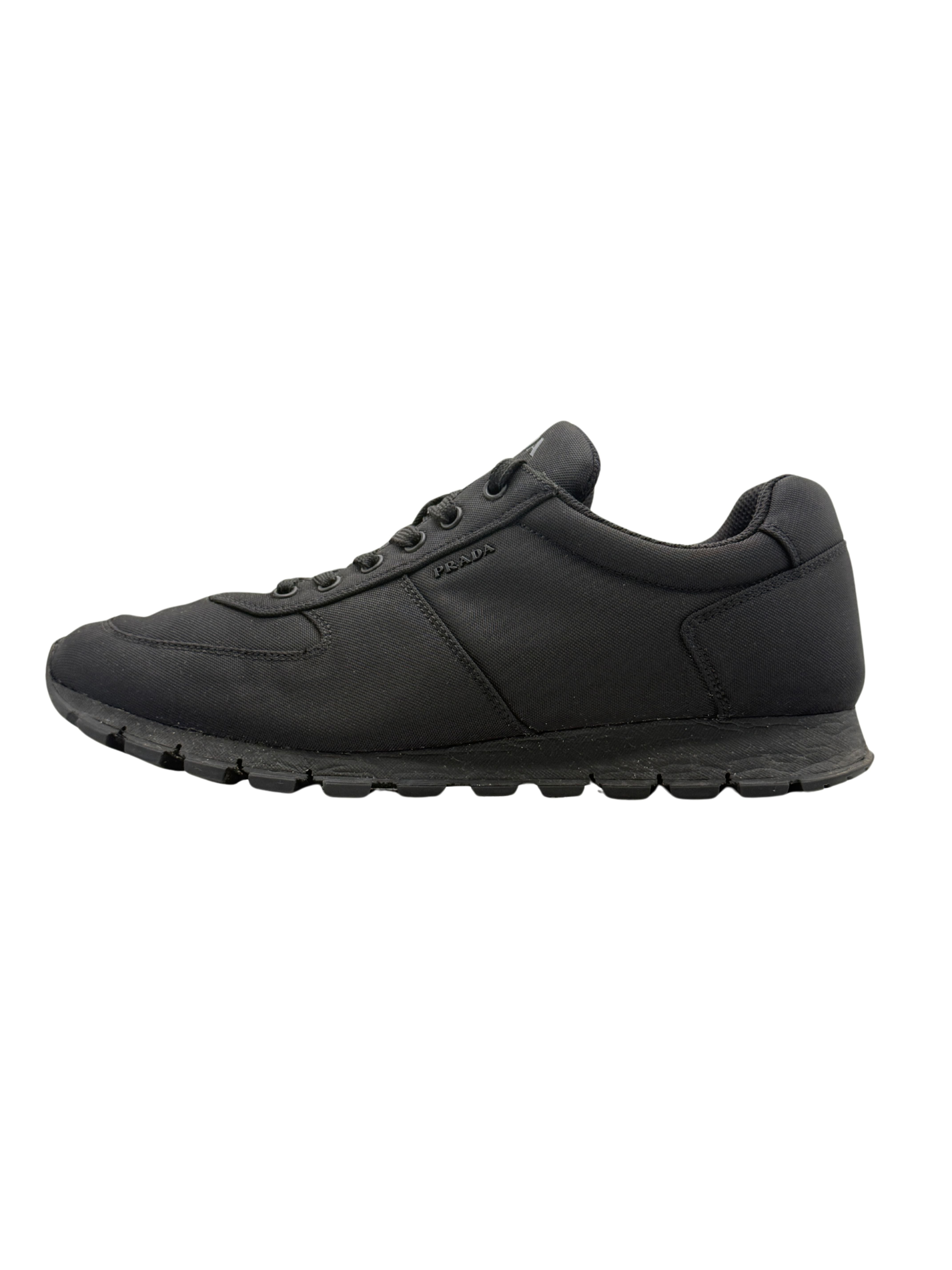 Prada Re-Nylon Low Top Trainers - Black Prada