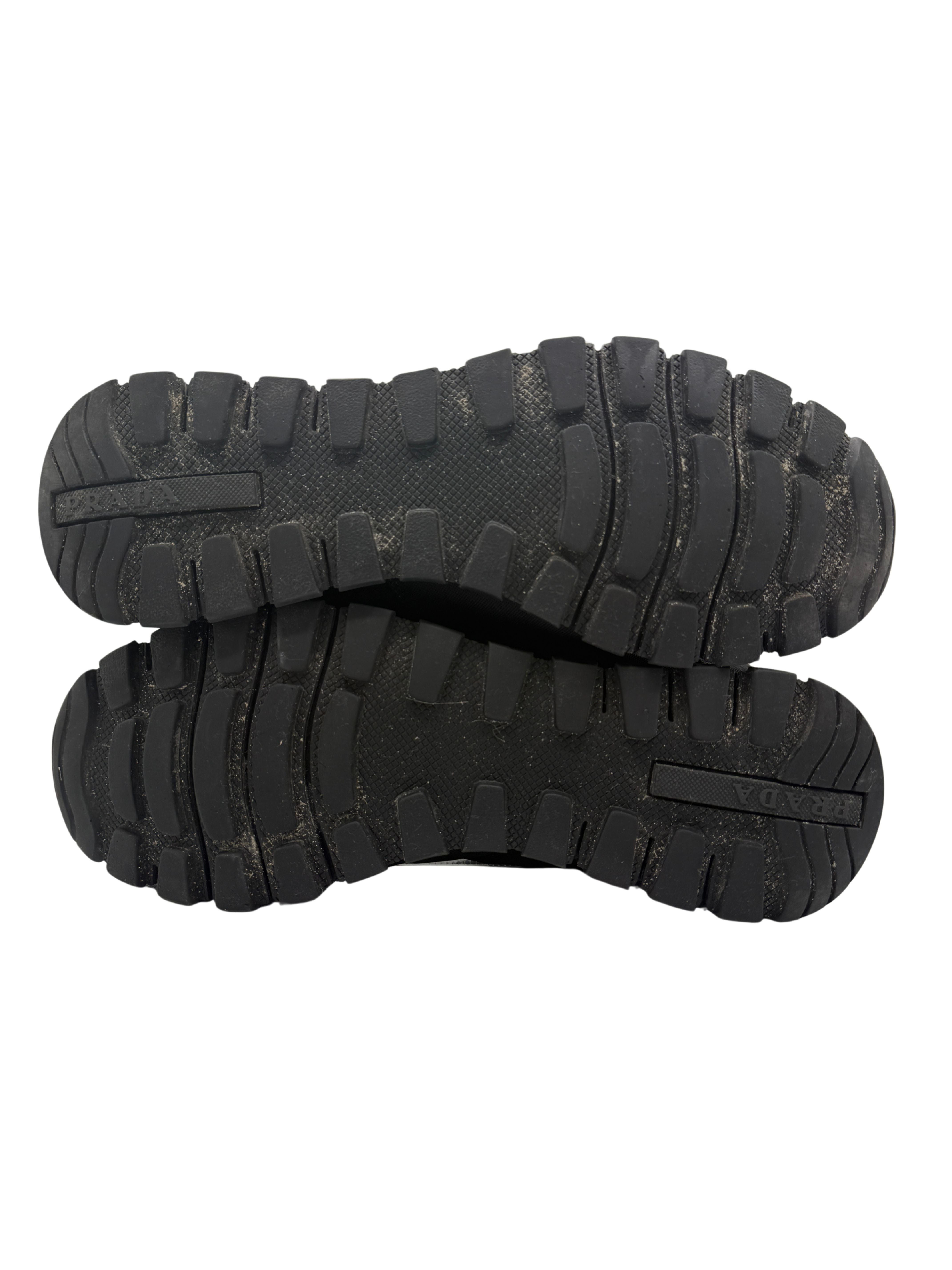 Prada Re-Nylon Low Top Trainers - Black Prada
