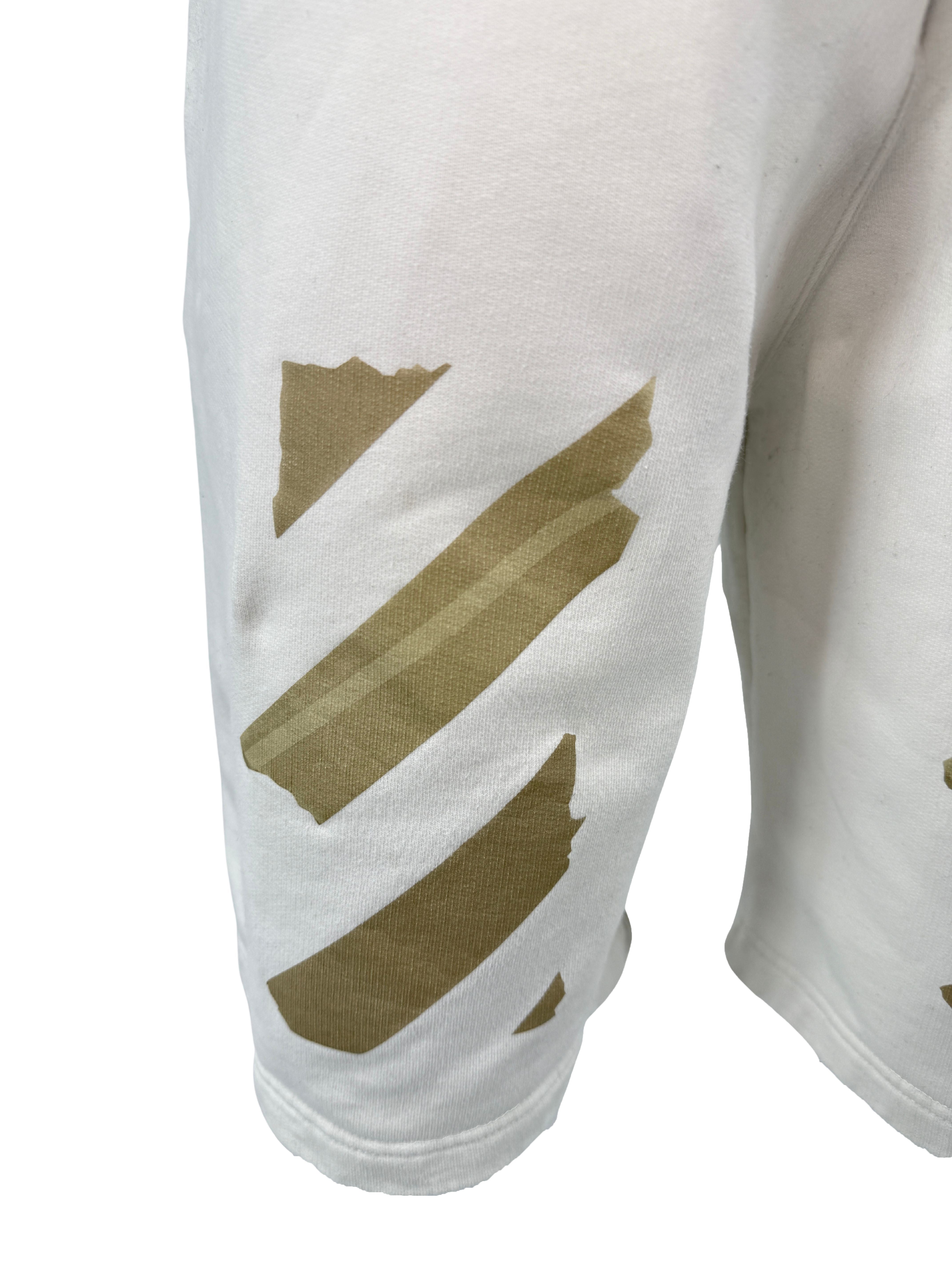 Off-White Tape Arrow Shorts - White Off-White