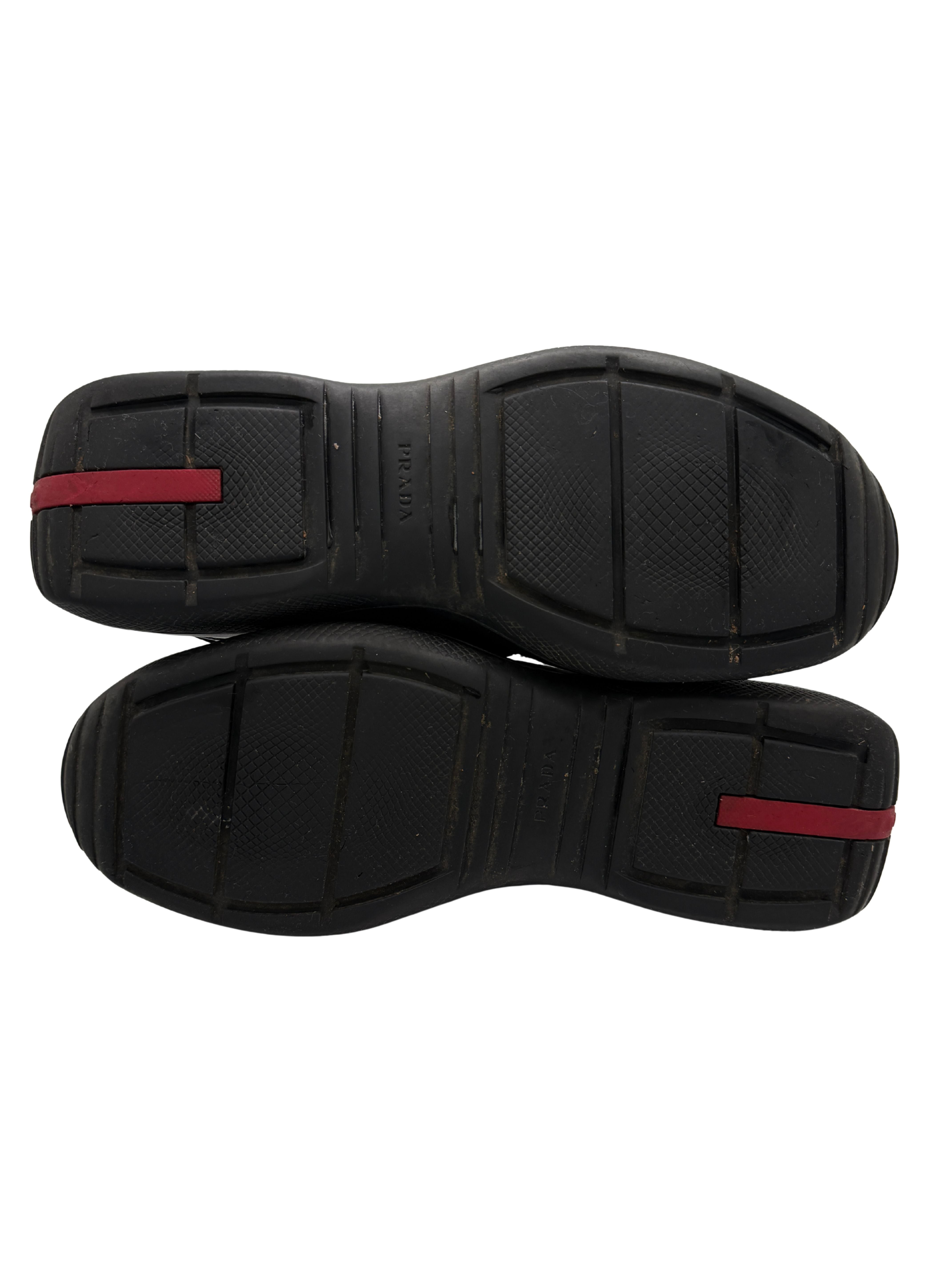 Prada Amercia's Cups Trainers - Black Prada