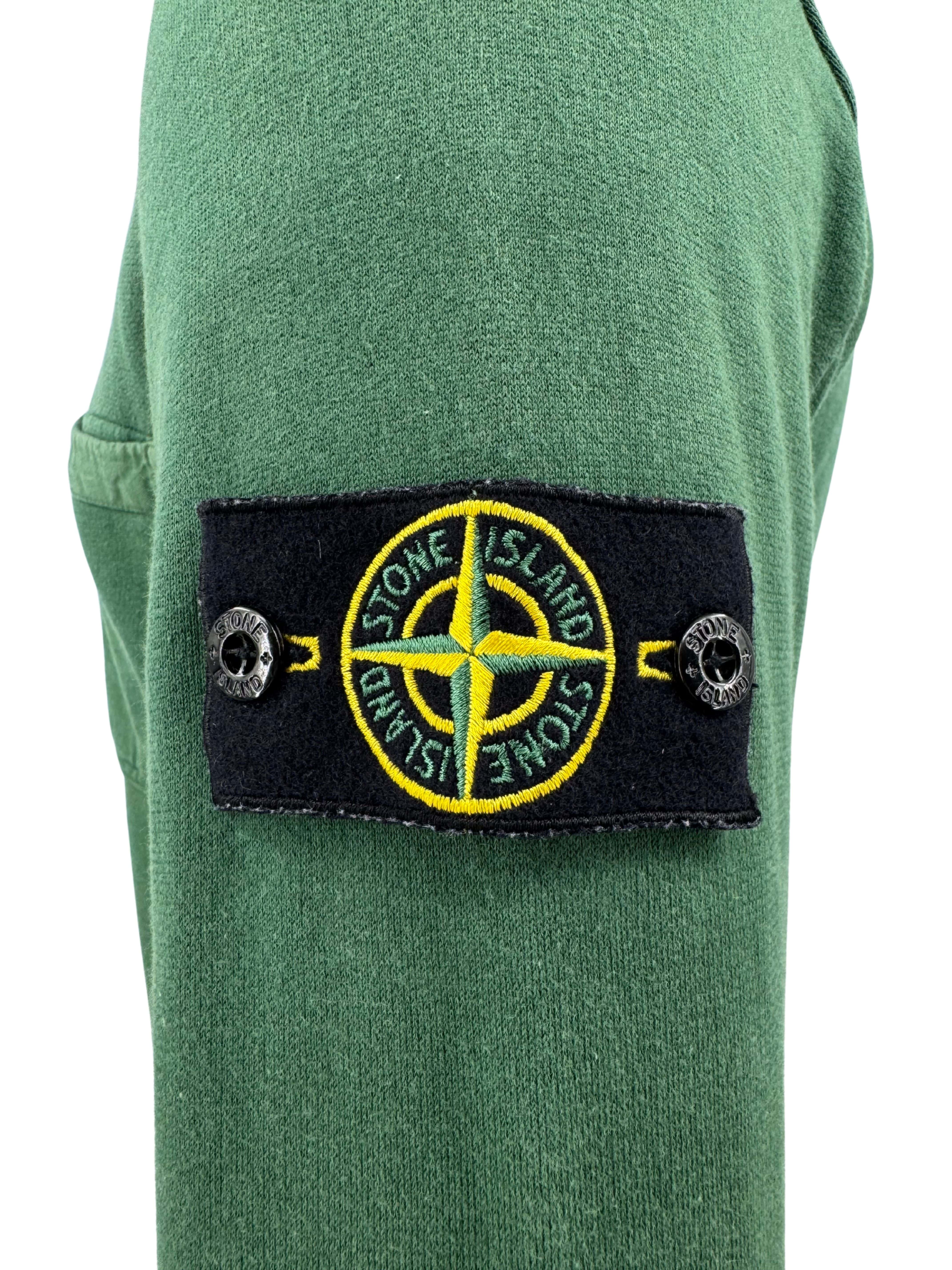 Stone Island Badge Sweatshirt - Green Stone Island