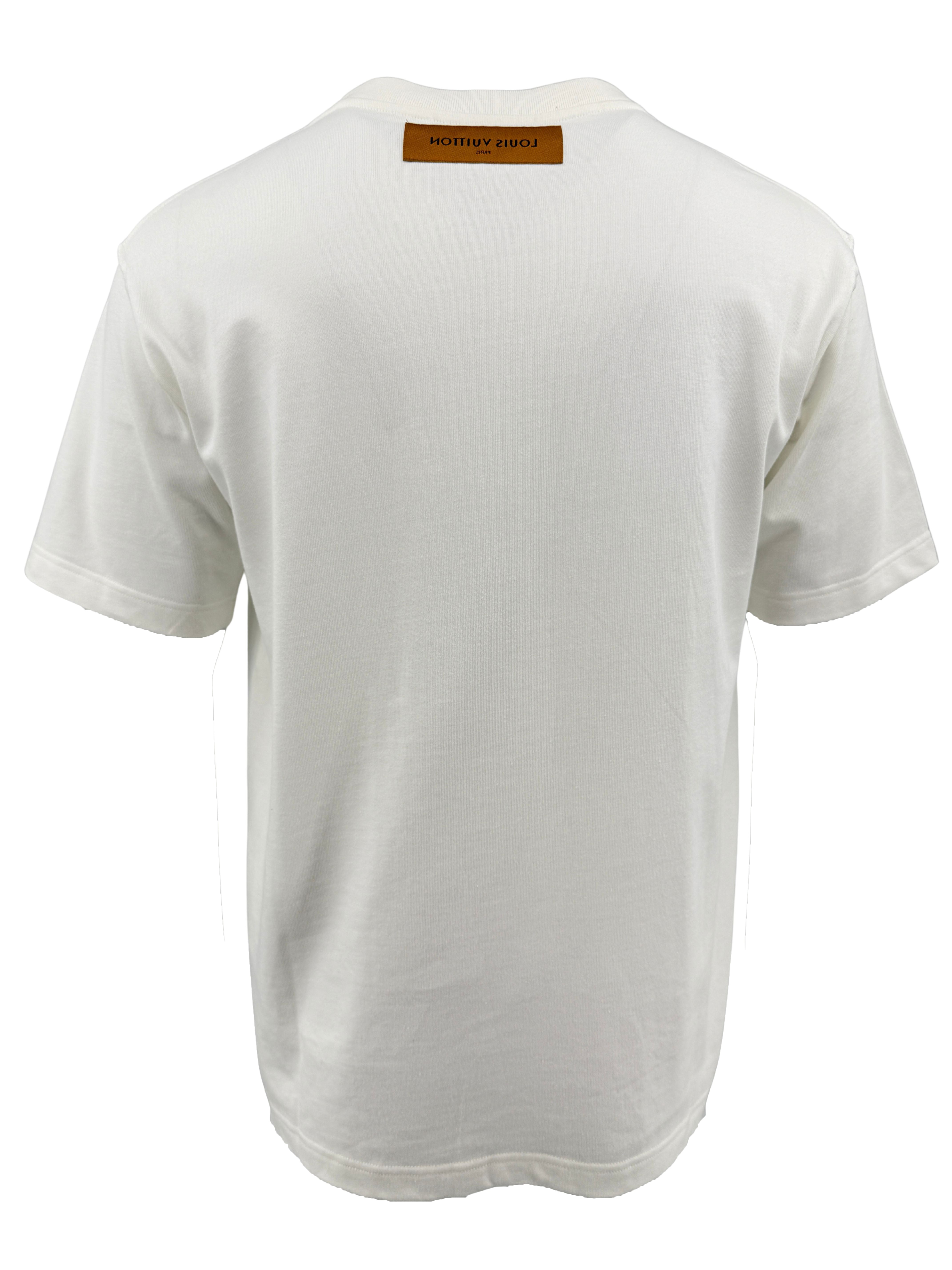 Louis Vuitton Embroidered T-Shirt - White Louis Vuitton