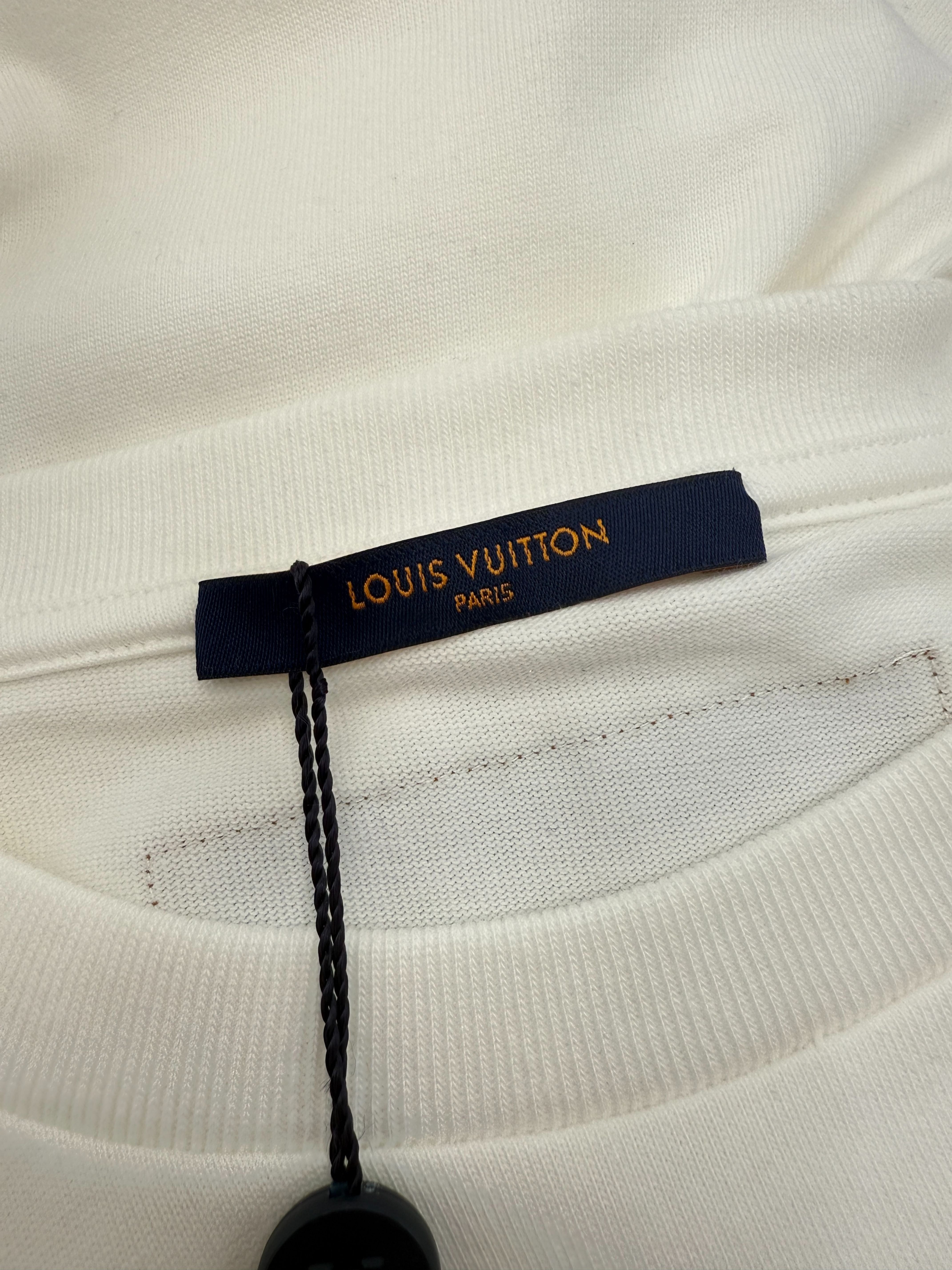 Louis Vuitton Embroidered T-Shirt - White Louis Vuitton