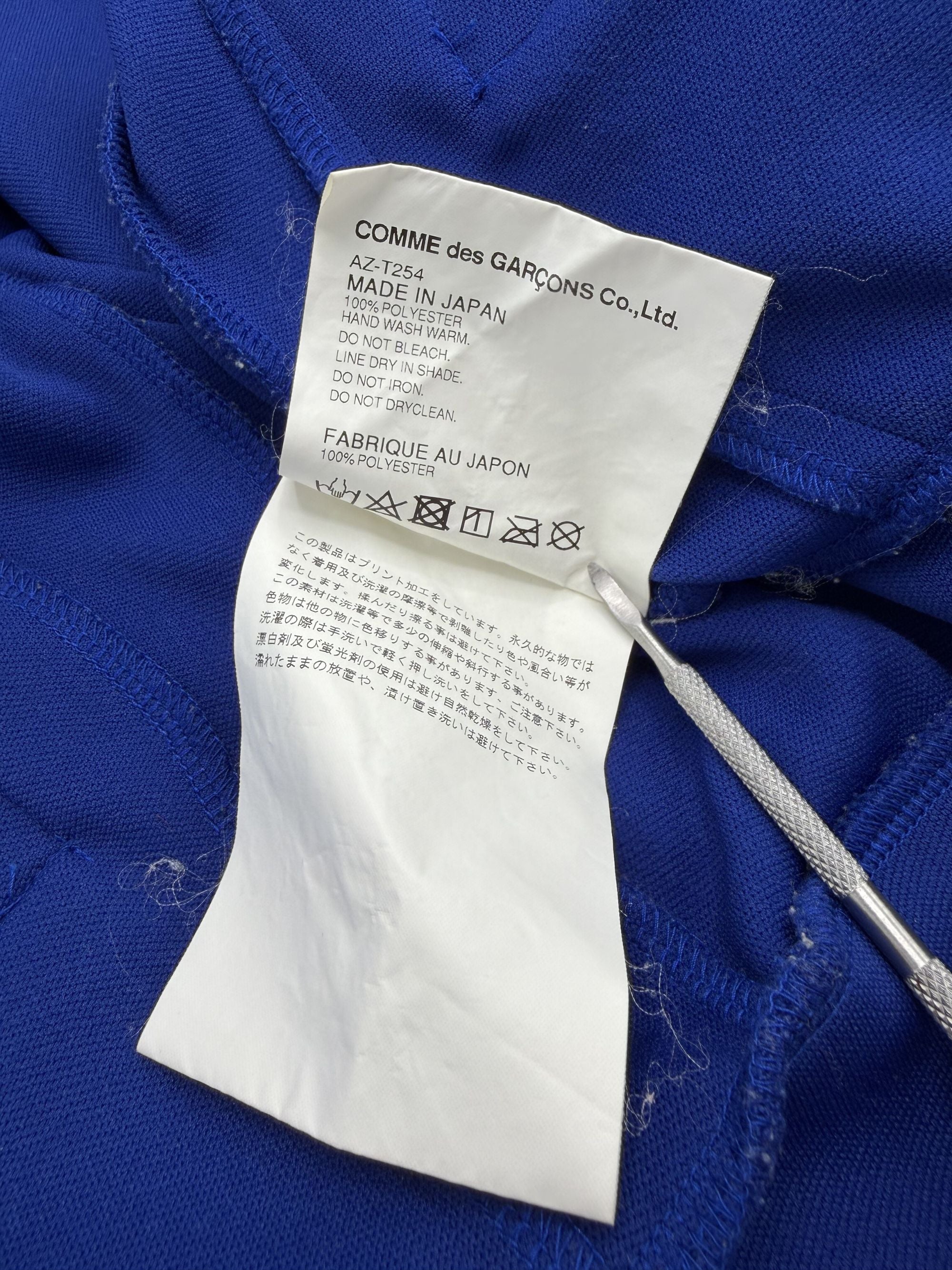 Comme Des Garçons Black Heart Hooded Sweatshirt - Blue Comme Des Garçons