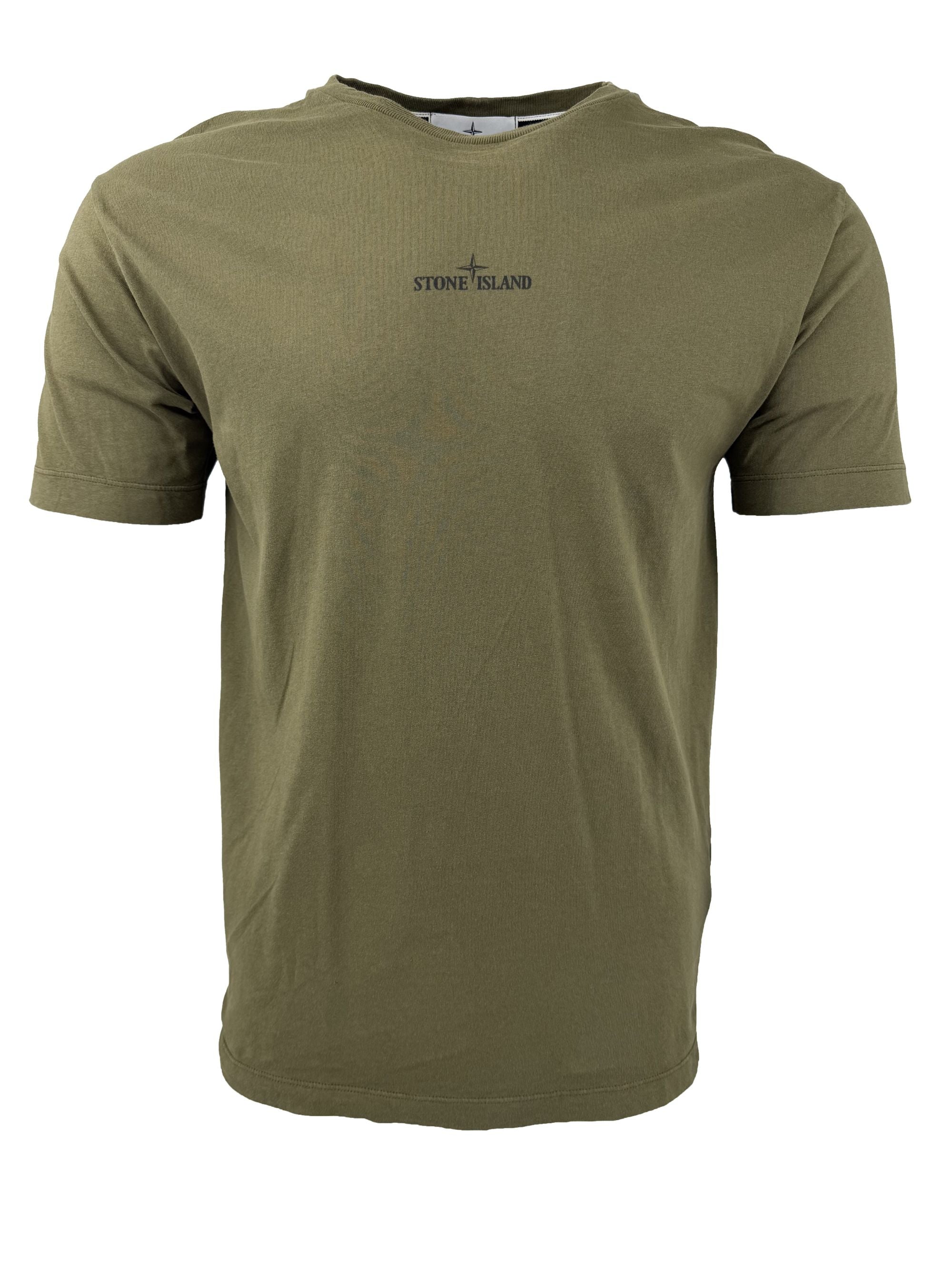 Stone Island Compass Print T-Shirt - Khaki Stone Island