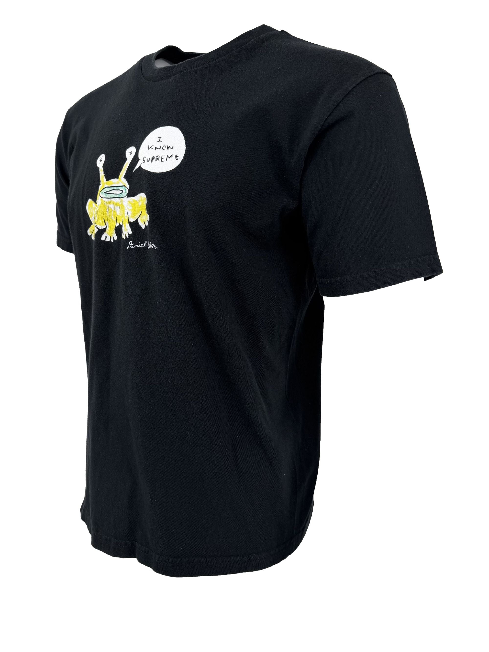 Supreme x Daniel Johnston Frog T-Shirt - Black Supreme