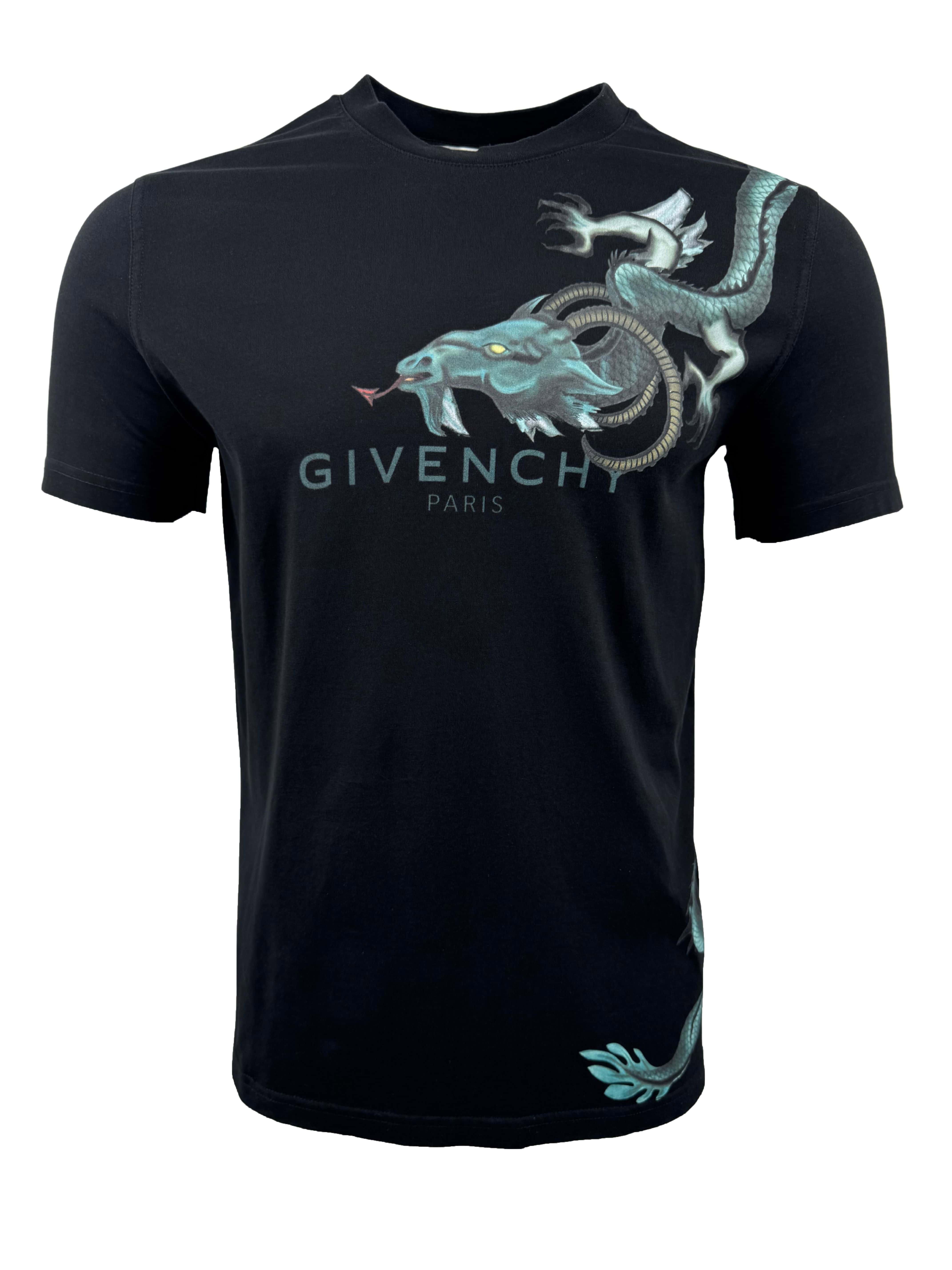 Givenchy Dragon Logo T-Shirt - Black Givenchy