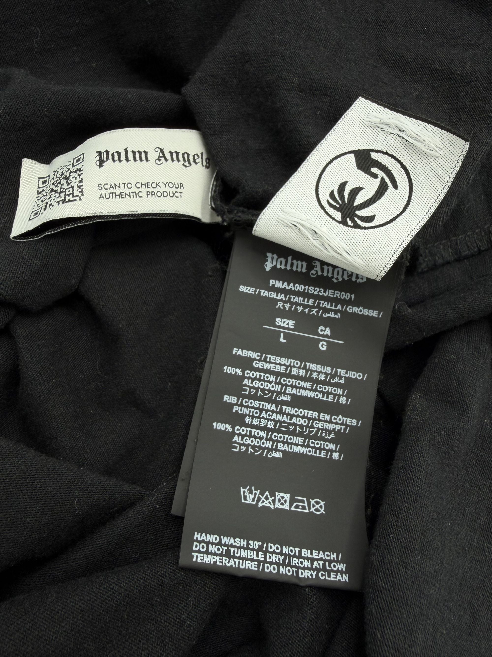 Palm Angels Shark T-Shirt - Black Palm Angels