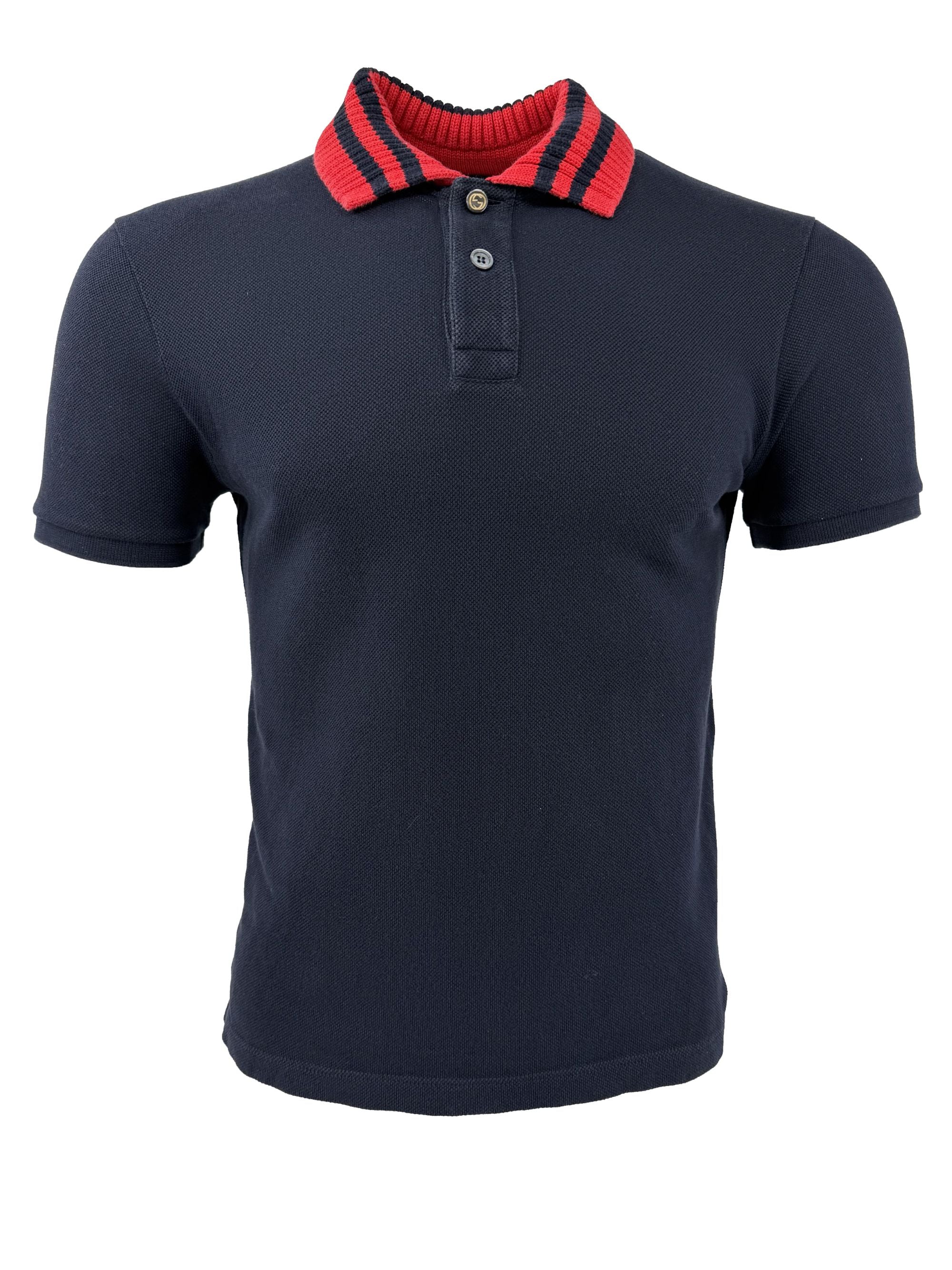 Gucci Piquet Polo - Navy Gucci