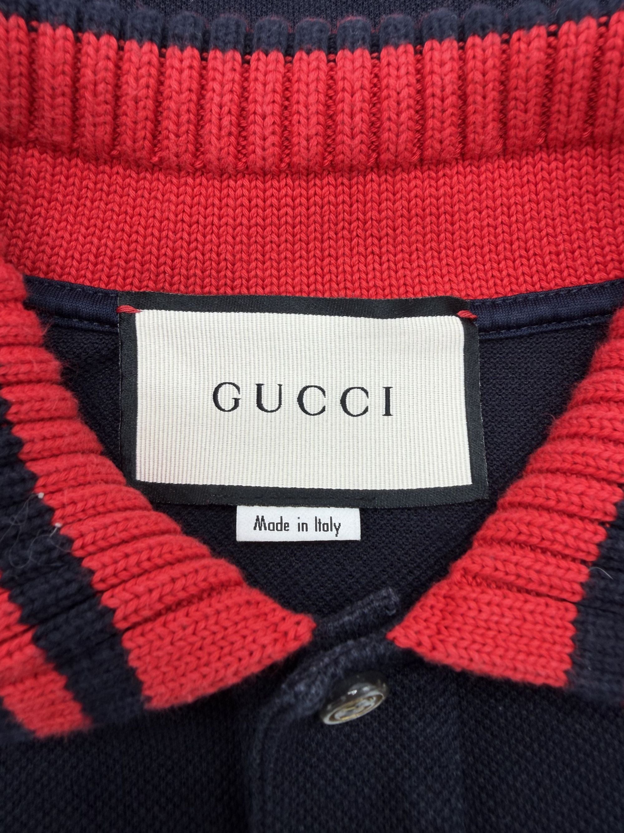 Gucci Piquet Polo - Navy Gucci