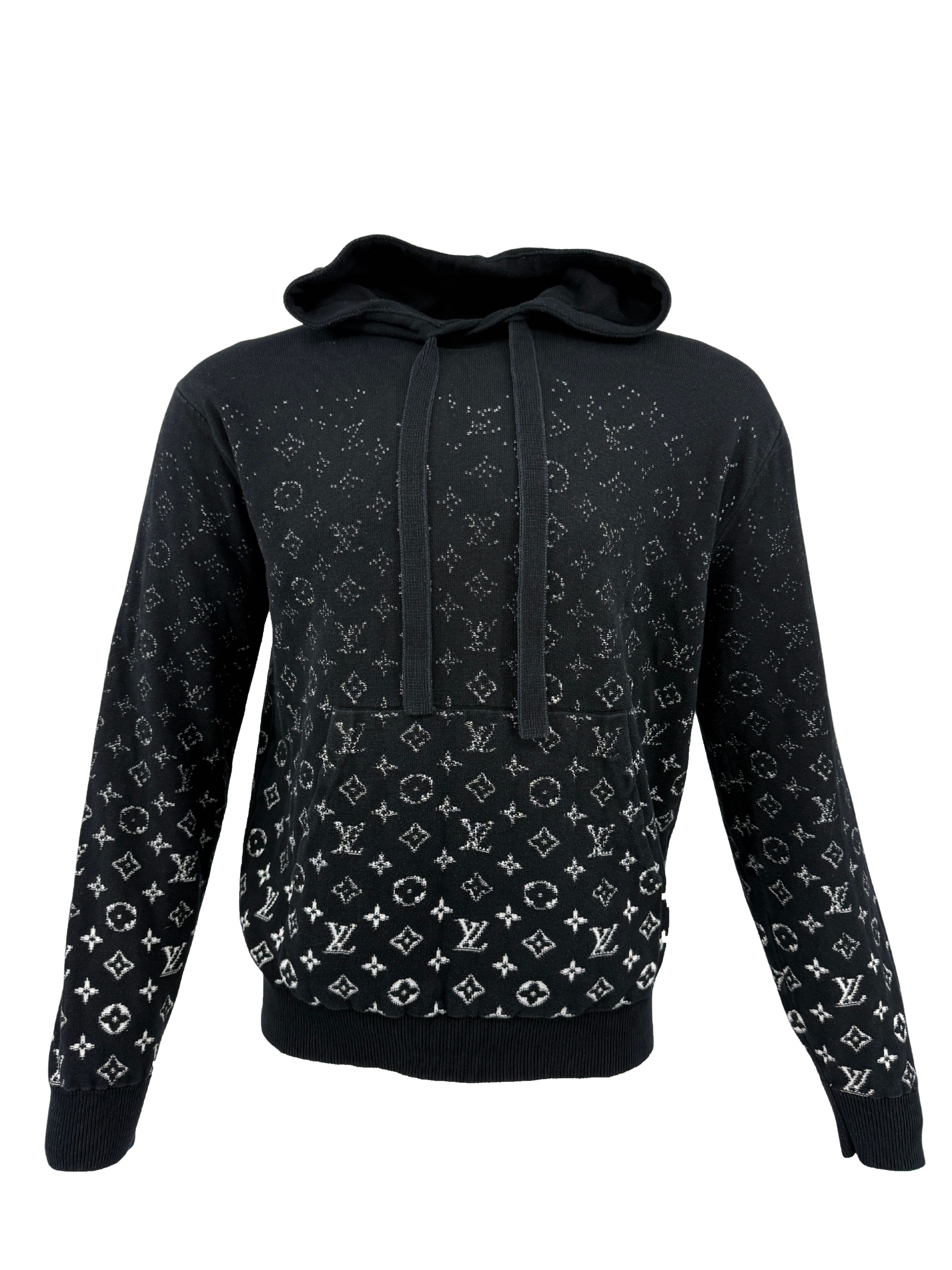 Louis Vuitton Monogram Gradient Hoodie - Black Louis Vuitton