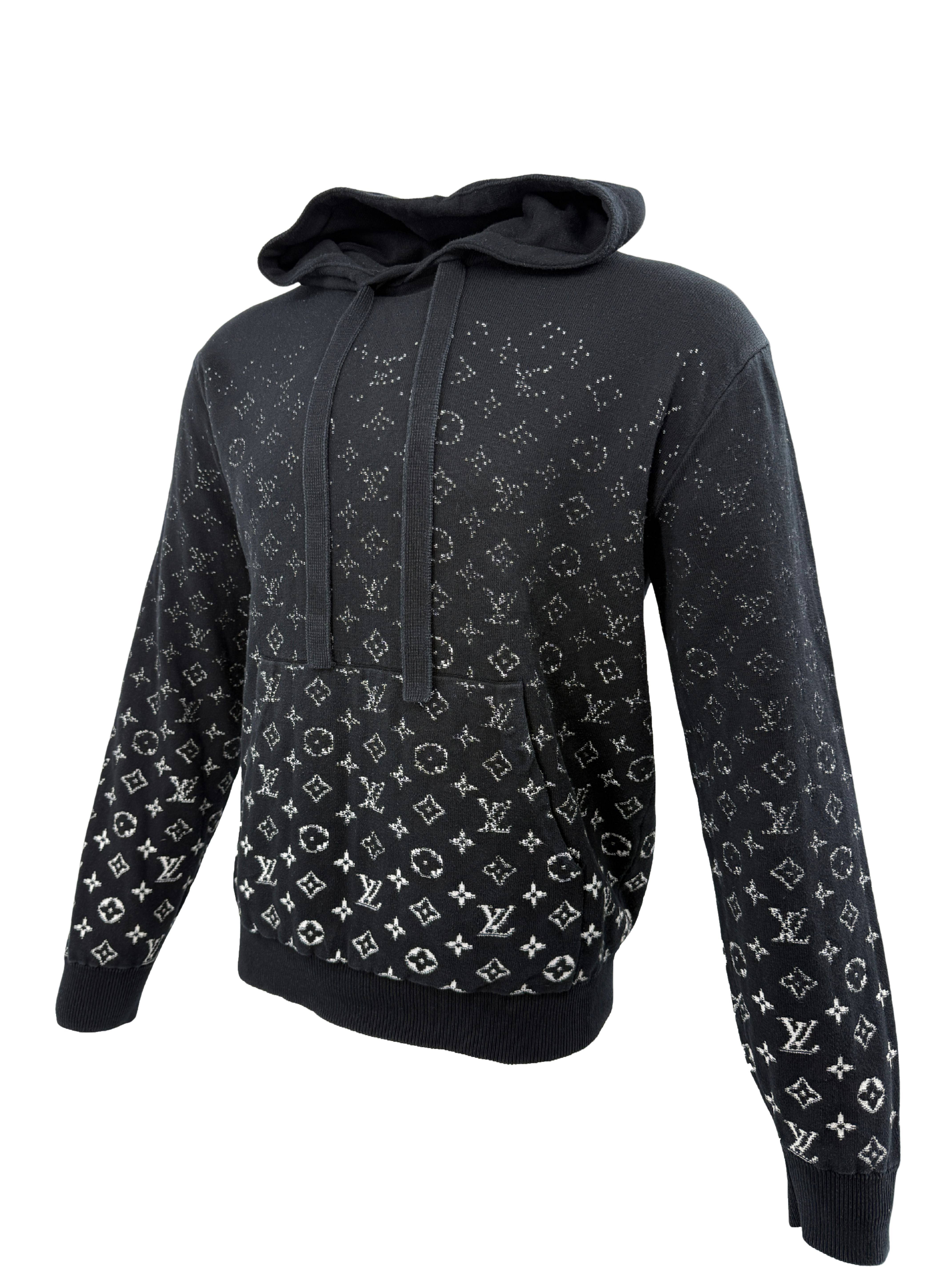 Louis Vuitton Monogram Gradient Hoodie - Black Louis Vuitton
