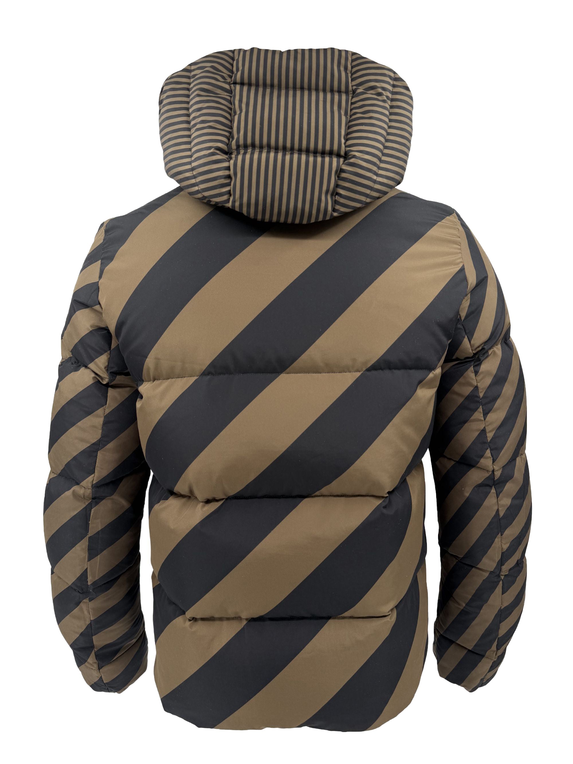 Fendi FF Logo Reversible Down Jacket - Brown (Copy) Fendi