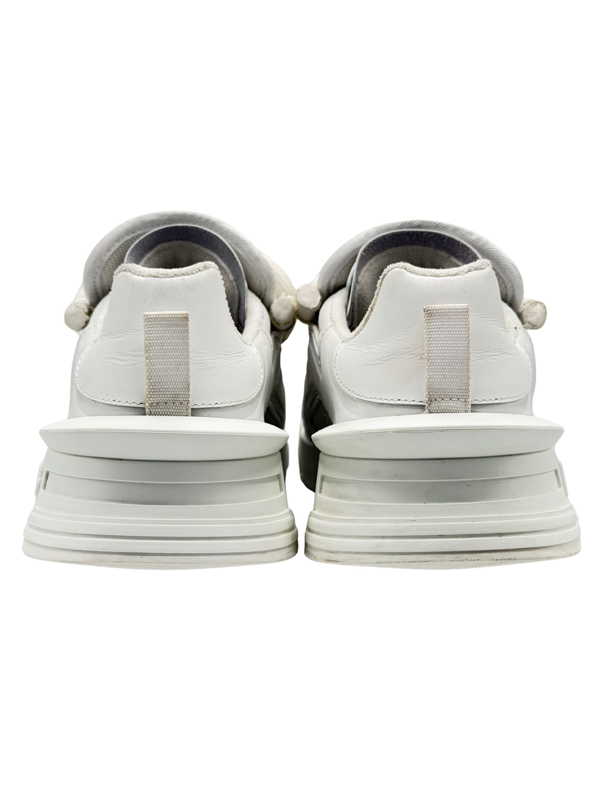 Dolce & Gabbana Leather Low Sneakers - White Dolce & Gabbana