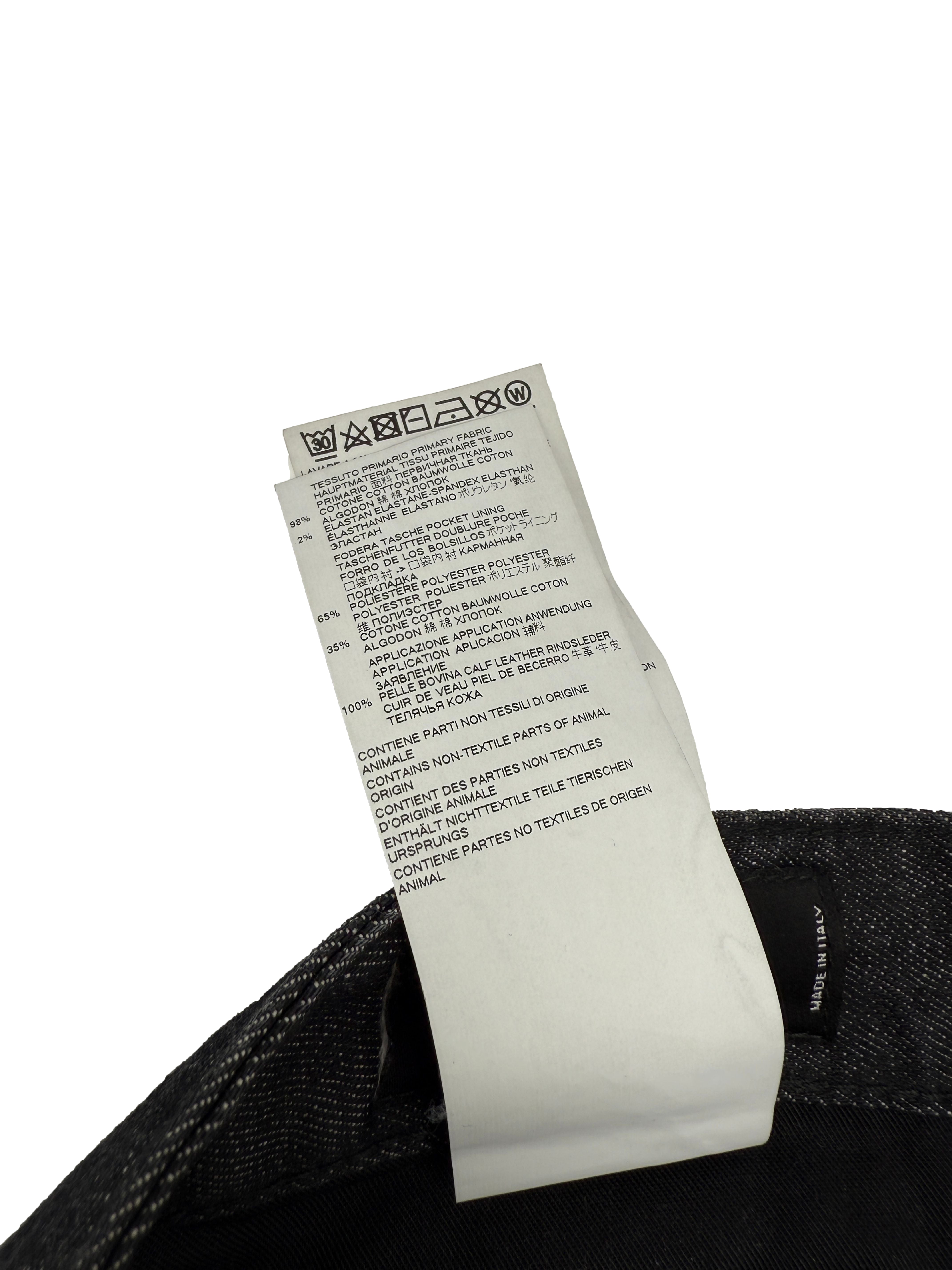 Dsquared2 Distressed Skater Jean - Washed Black